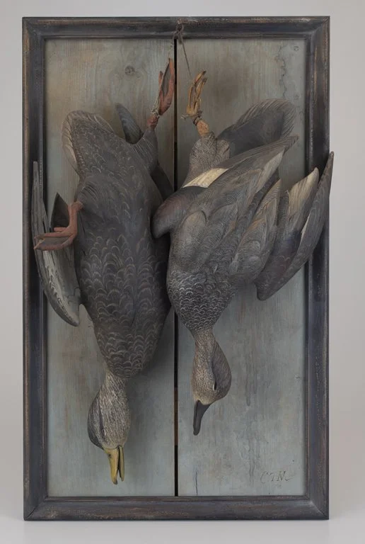 Hanging Black Duck and Gadwall by Cameron McIntyre (b. 1968)