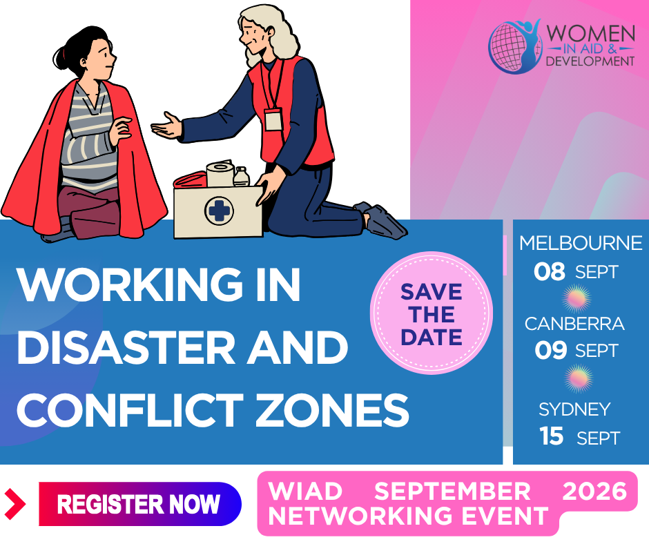 Melbourne Networking Event - Working in Disaster and Conflict Zones