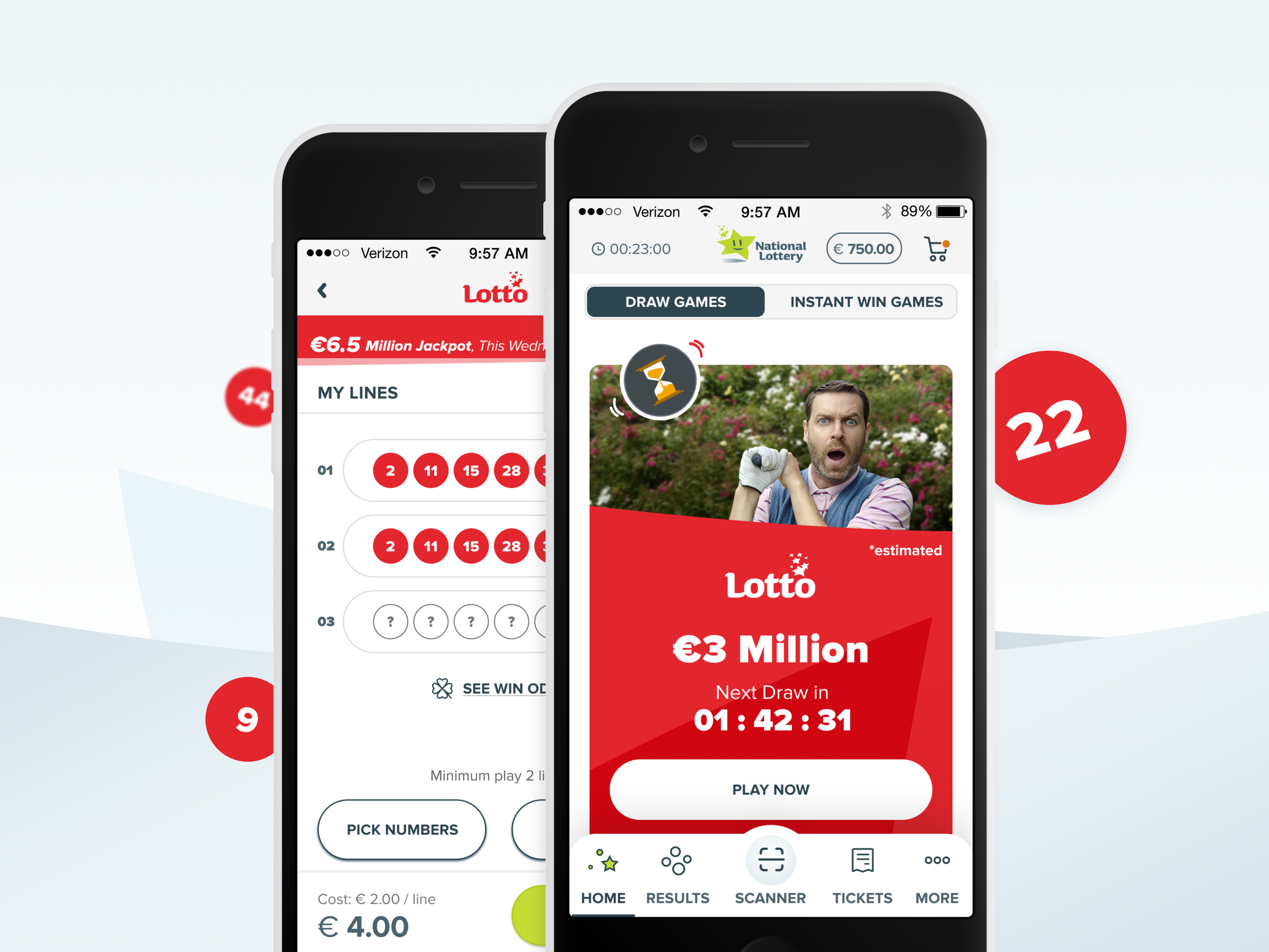Irish National Lottery App
