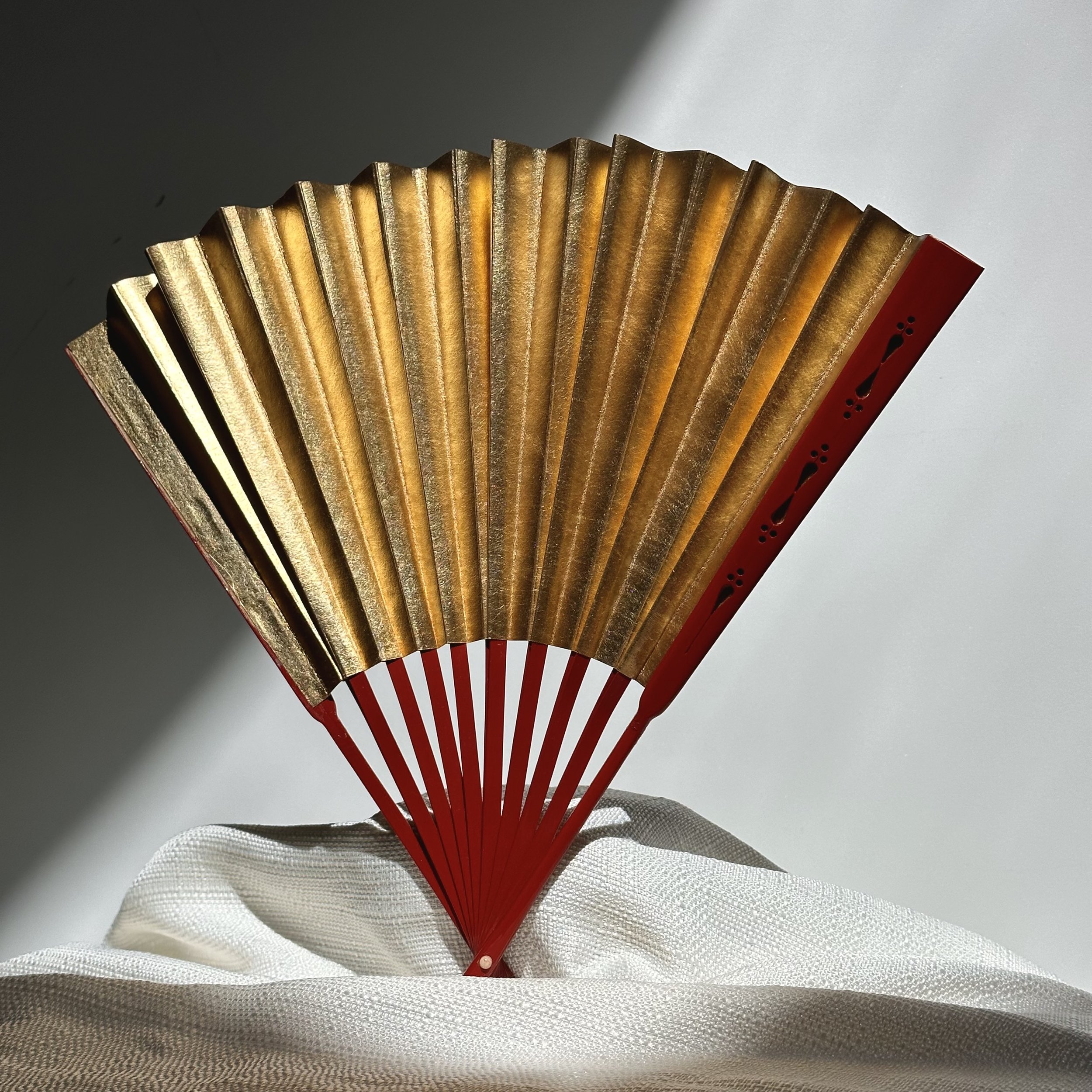 Japanese Folding Fan. Ceremonial Sensu