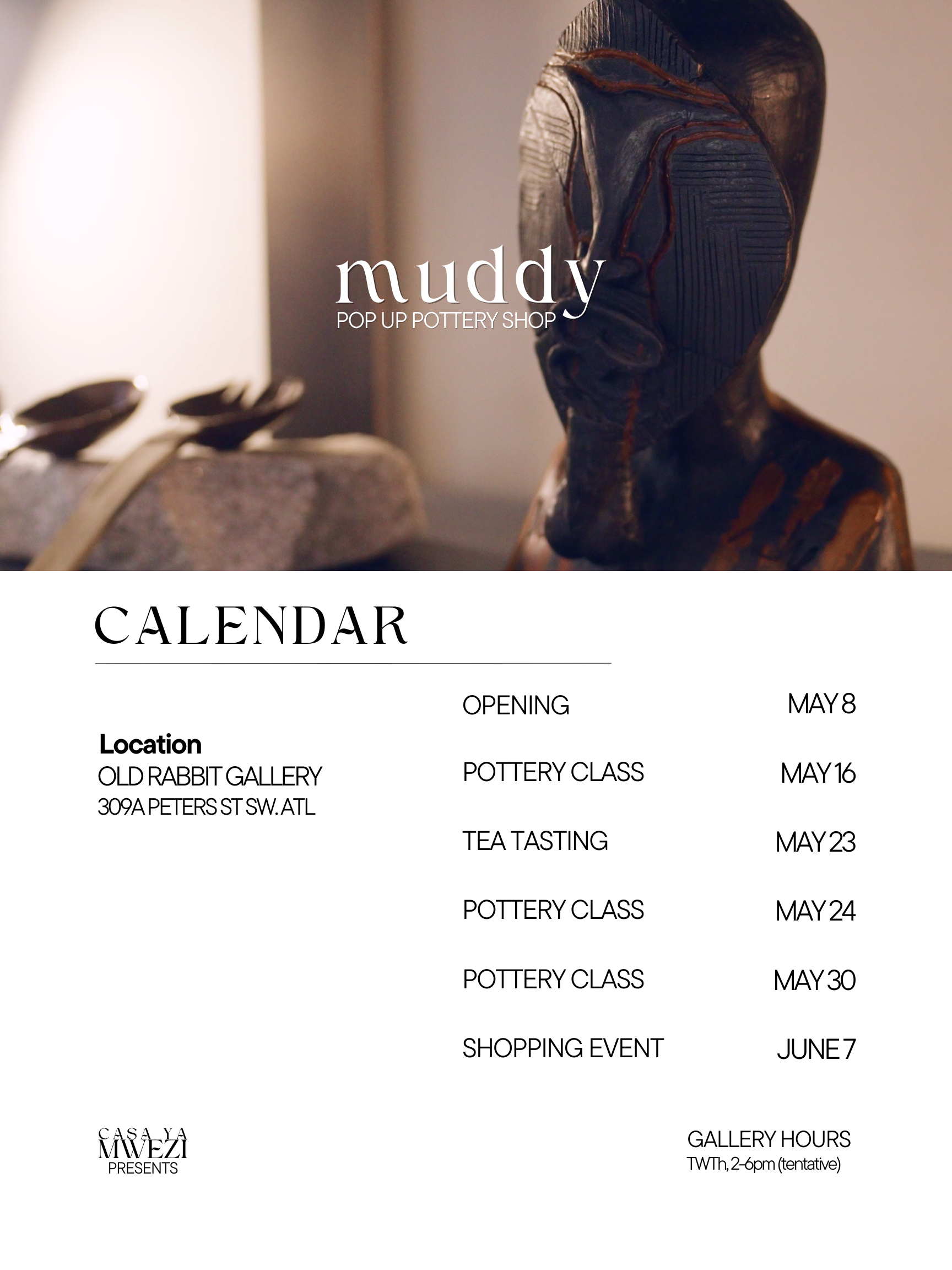 2026 Pottery Classes Atlanta, GA. Pottery Shop
