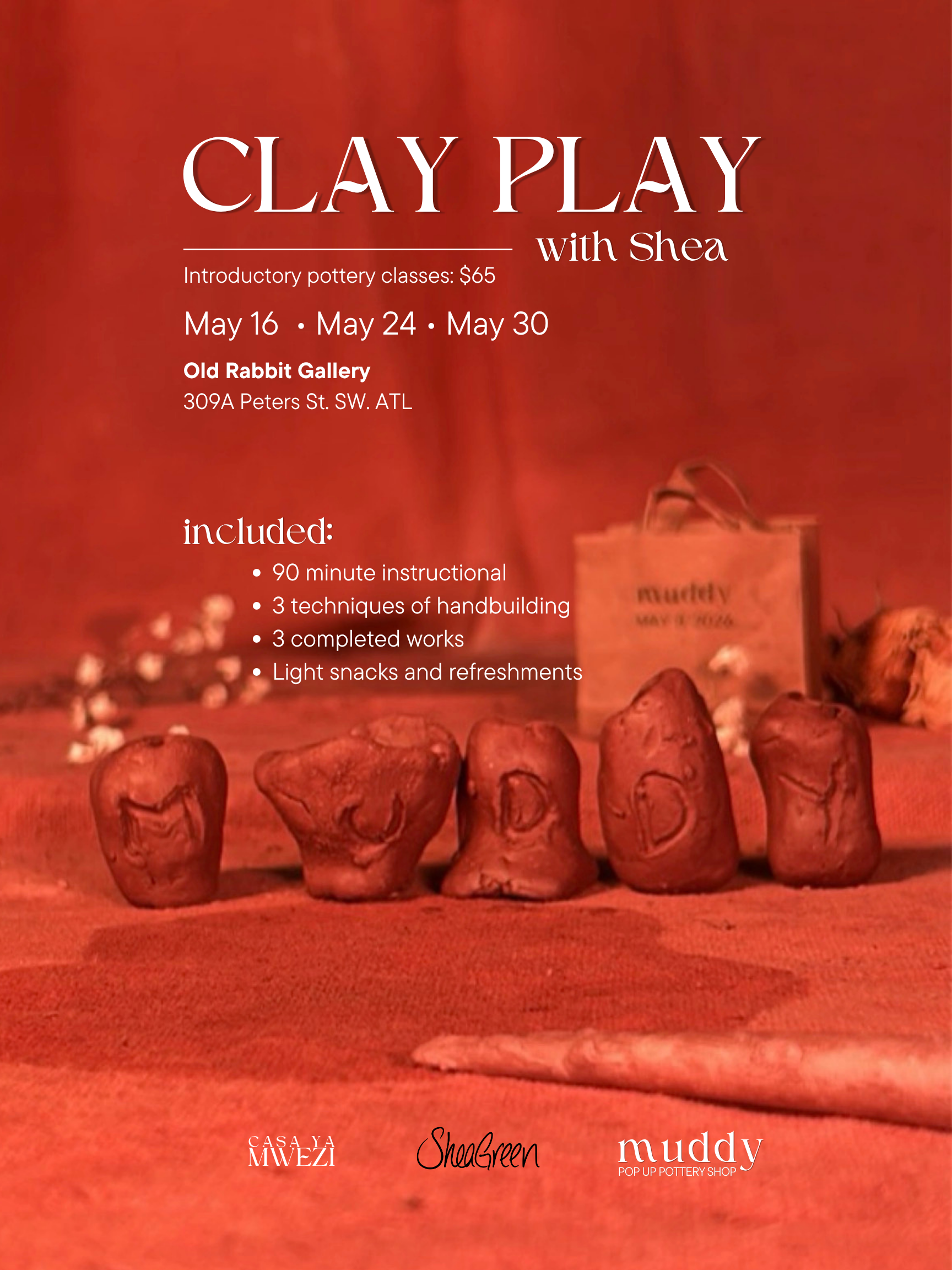Pottery Classes Atlanta, GA 2026