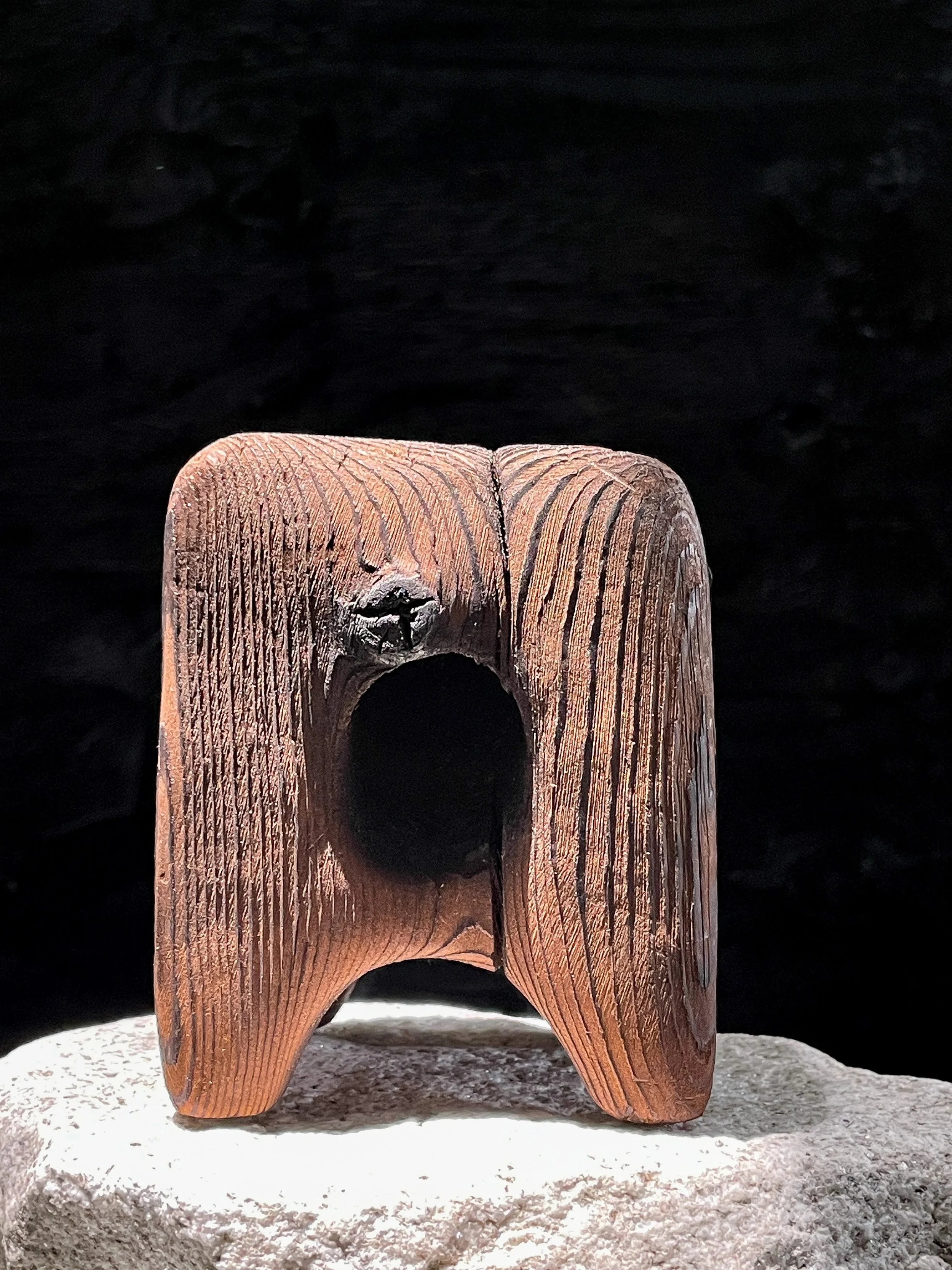 Abstract Wooden Sculpture