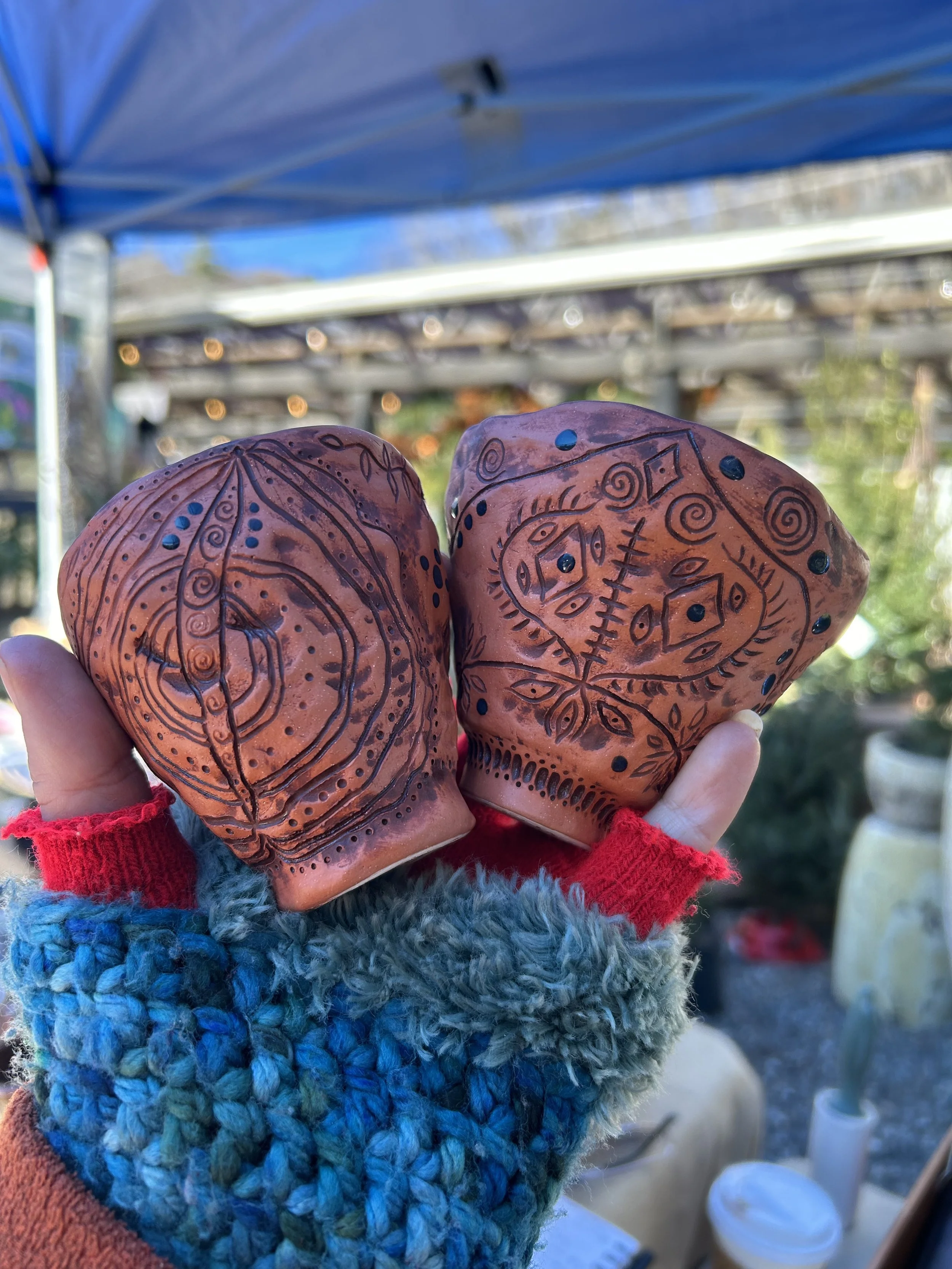 hand-built tea cups ∙ 2024