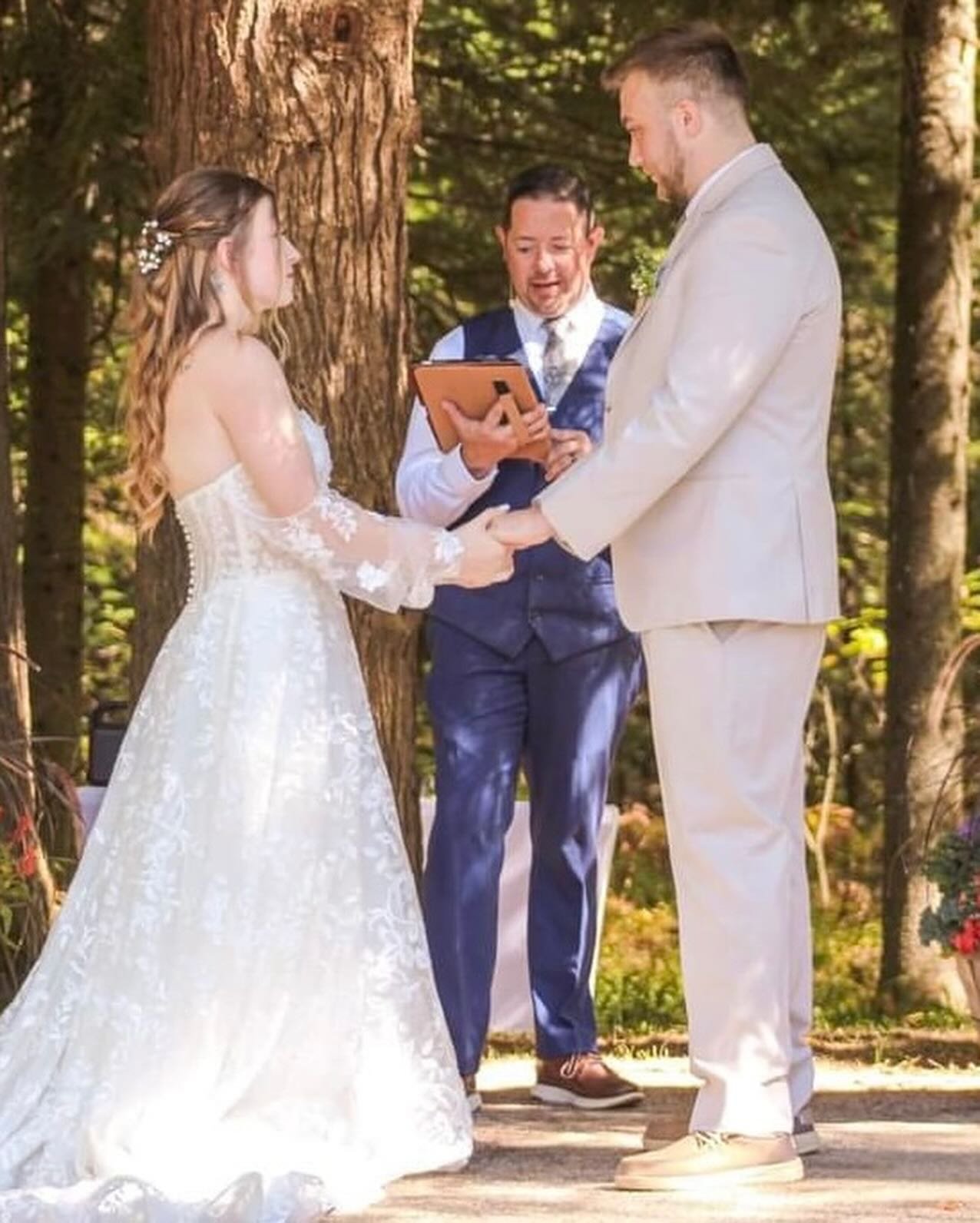 It was our privilege and honor to be part of two beautiful weddings last Saturday!

🧡 Mr. And Mrs. Marr - @taffeltownlodge in Fife Lake, MI (Officiant and DJ/MC services)
🧡 Mr. And Mrs. Kuczajda - @alittlepatchofheaven in Carson City, MI (DJ/MC and