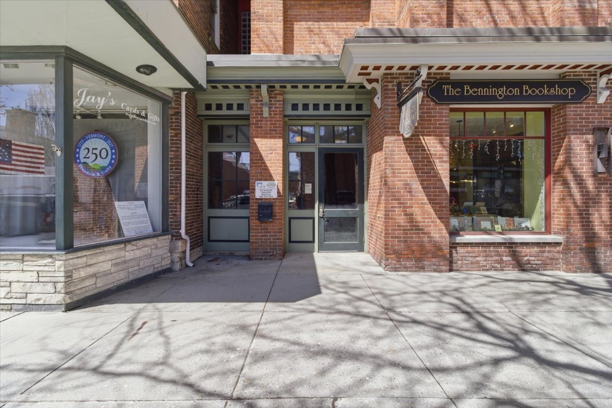 Private entrance to 113 South St. #302 a condo for sale in downtown Bennington, VT