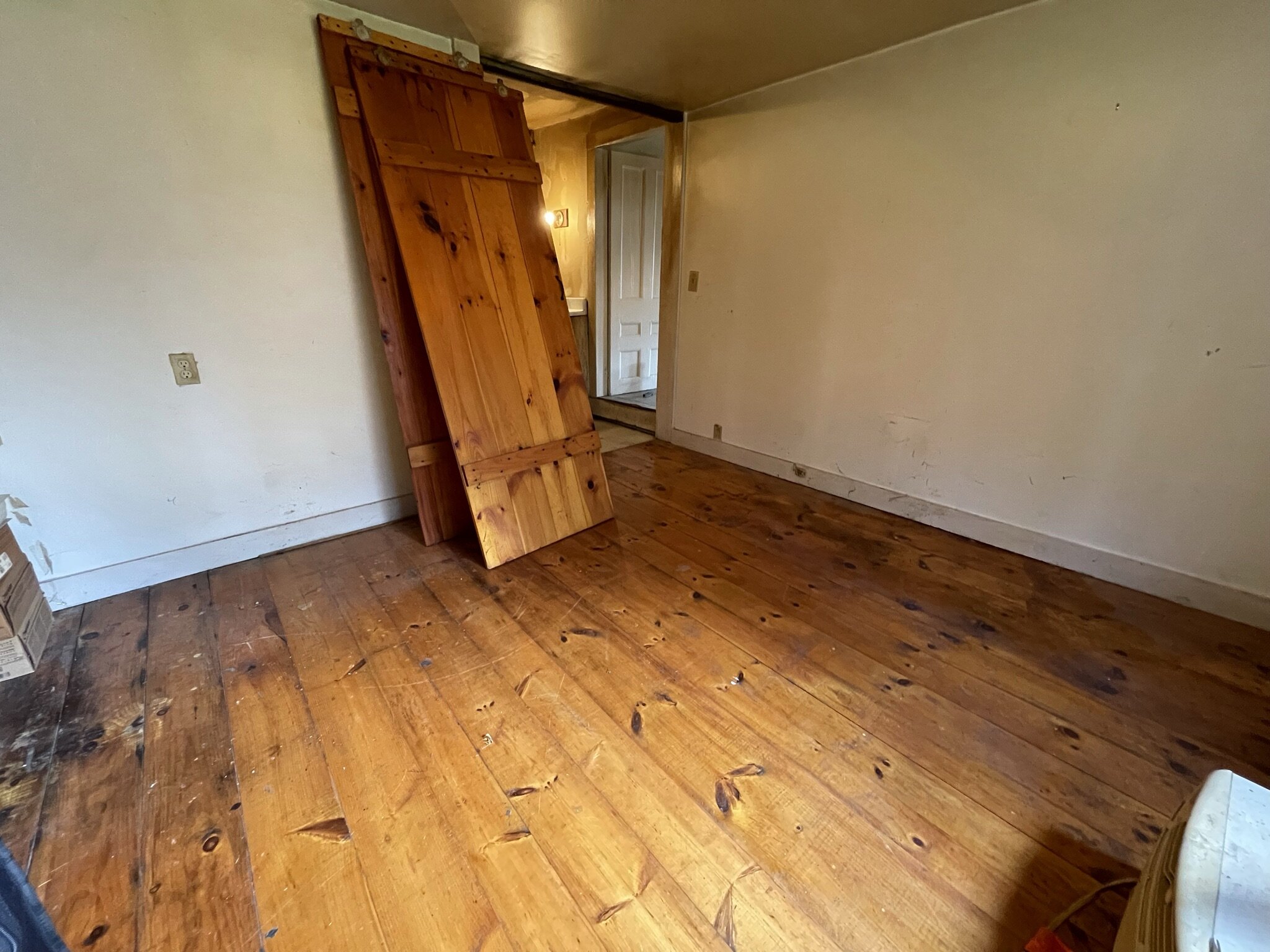 Gorgeous old floors in southwestern Vermont home for sale.