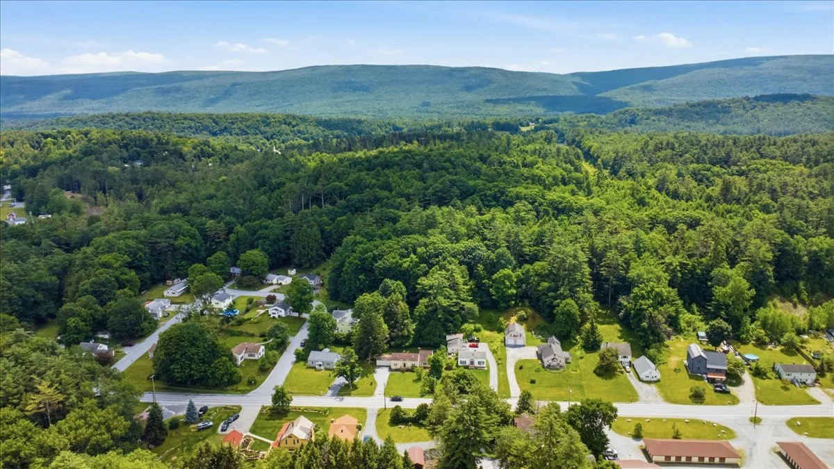 Arial view of the home.