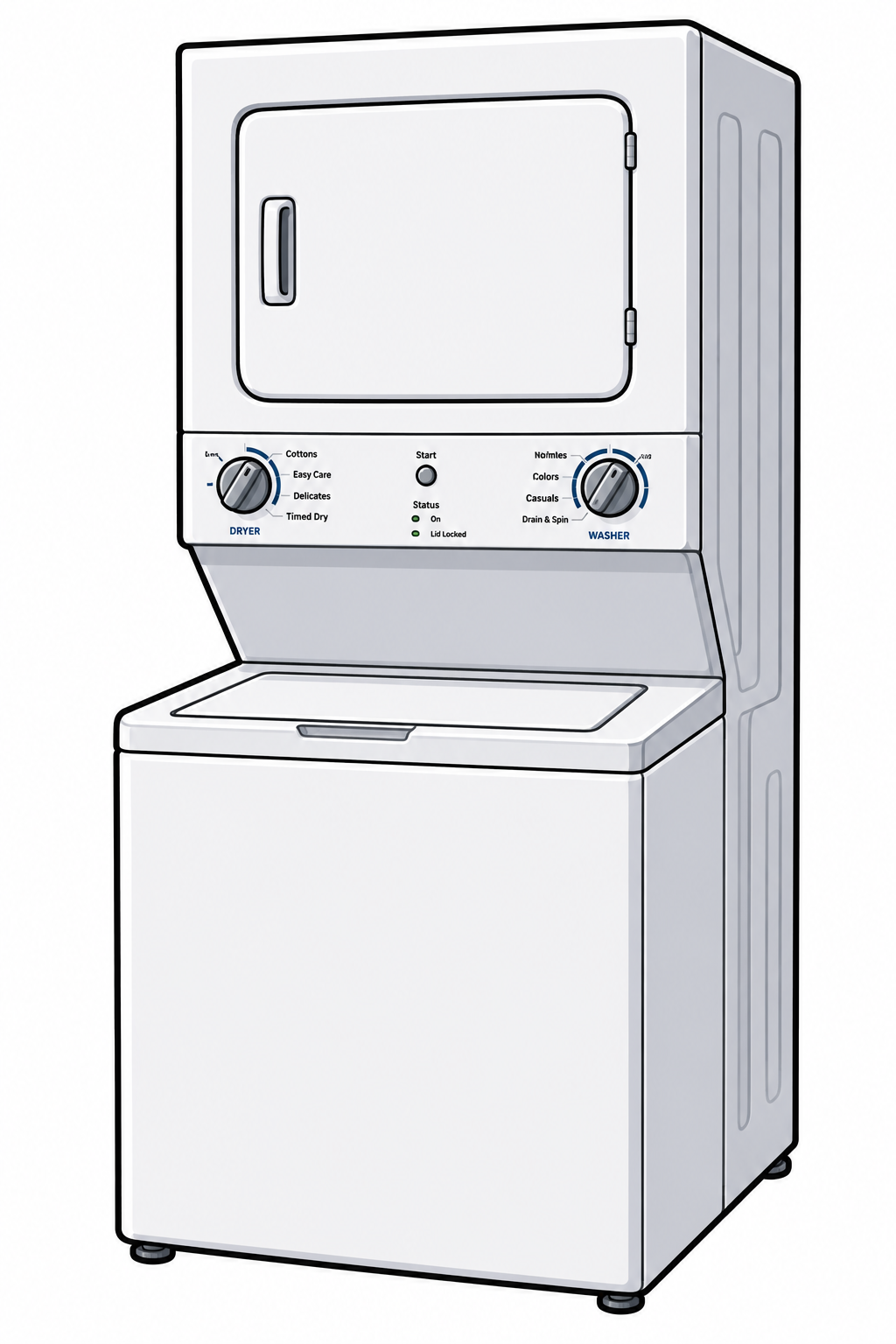 Gas Laundry Center Installation