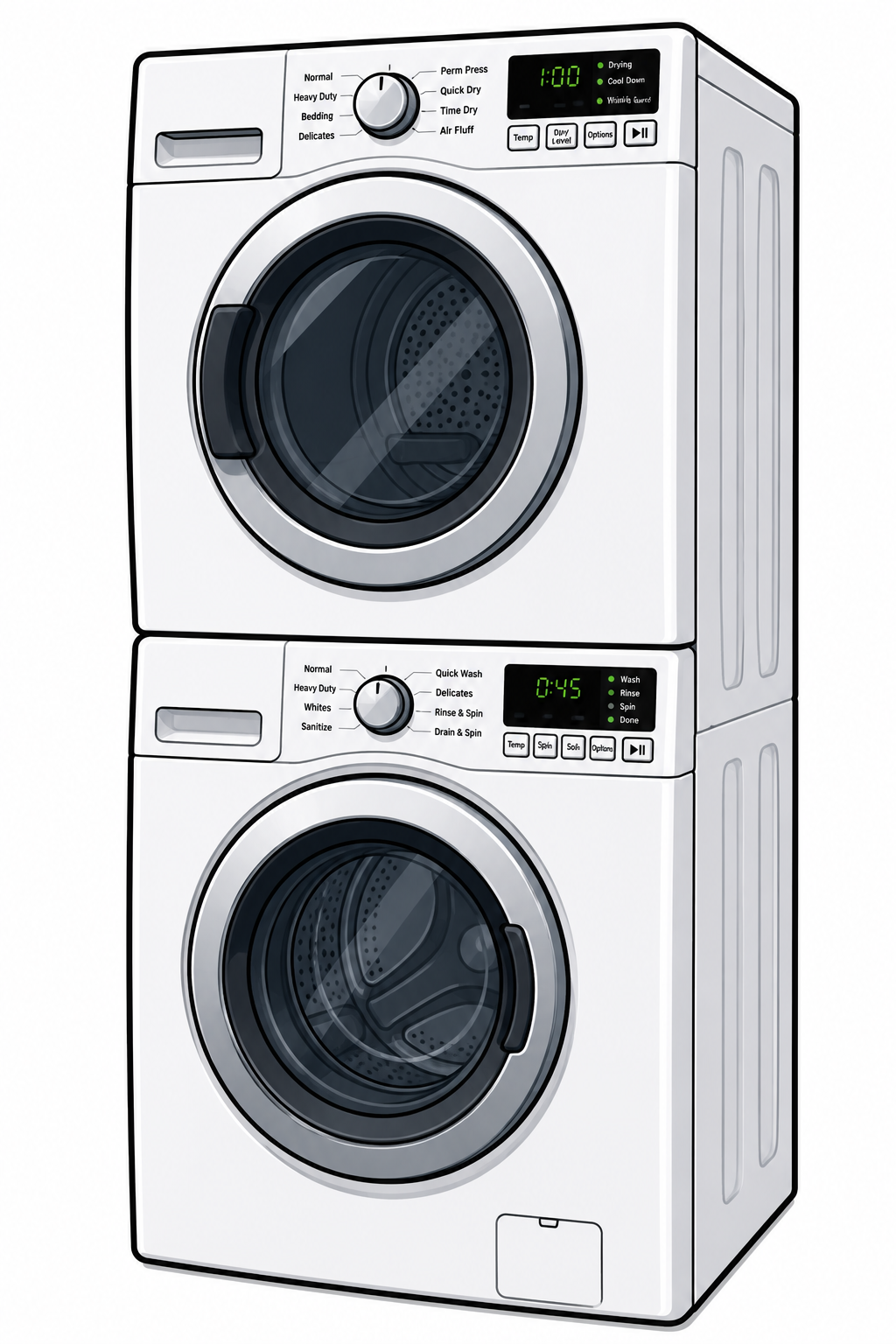 Electric Laundry Center Installation