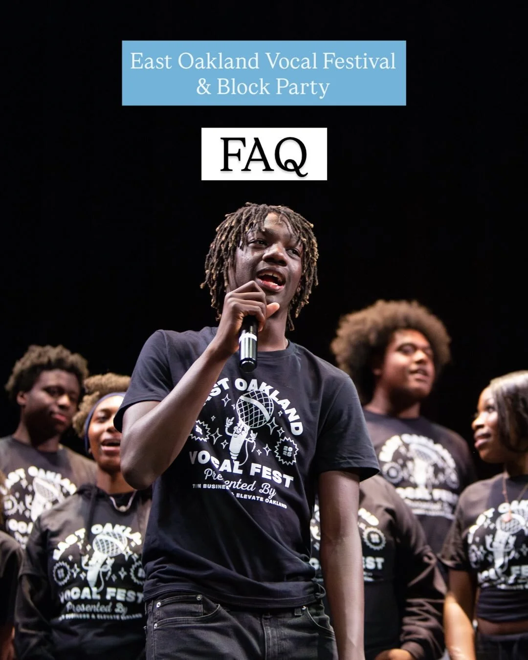 TODAY IS THE DAY 📣 Pull up for East Oakland community! The 4th Annual East Oakland Vocal Festival &amp; Block Party kicks off at 4:30pm at @castlemonthigh 🏰🎶🎤
Swipe for some answers to your burning questions (including where to park!)

See you th