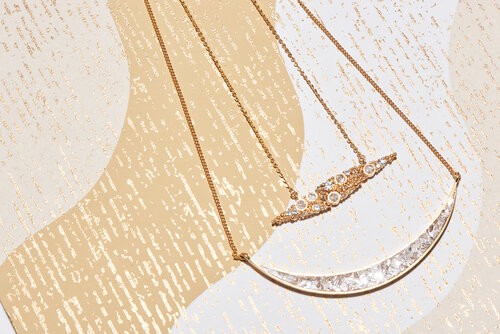 Shana Gulati 18K Gold Vermeil and Diamond ‘Thane’ Pendant LG, $154