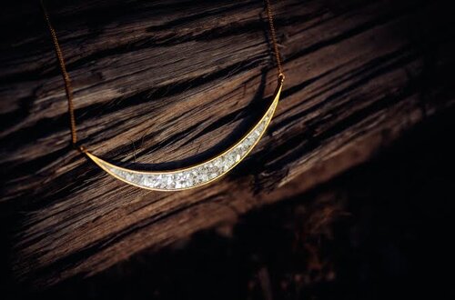 Shana Gulati Jewelry 18K Gold Vermeil and 925 Sterling Silver Thane Necklace with Diamonds, $154