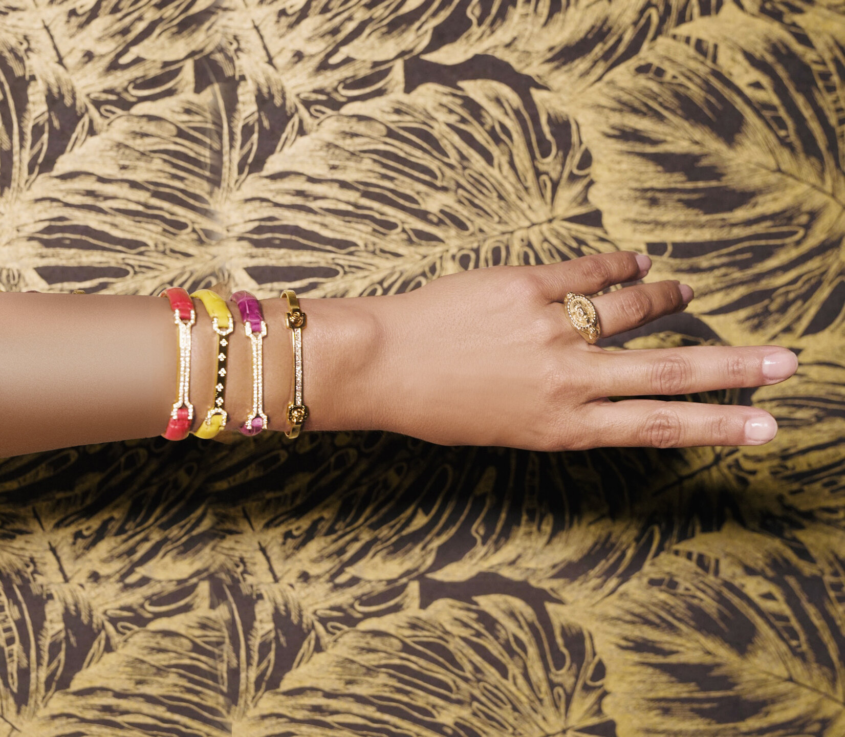 Matthia’s & Claire 18K Gold and Diamond Skin Bracelets - Design Your Own, starting at $4,200