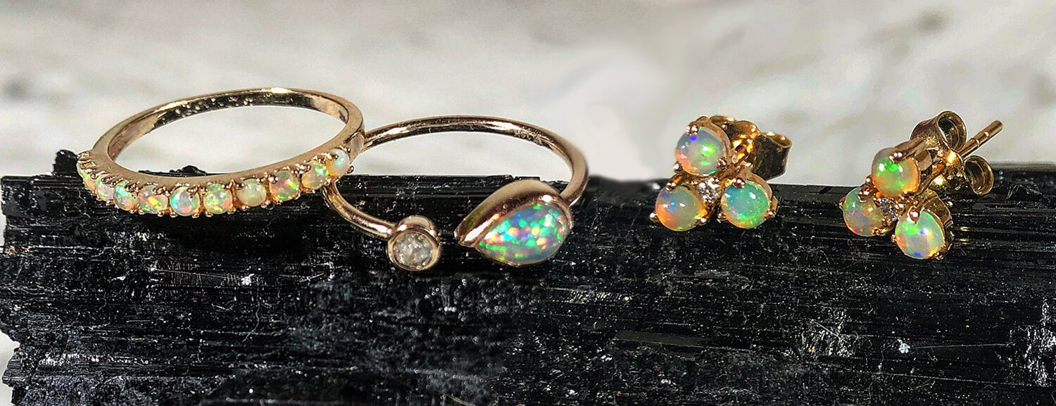 Atelier All Day 14K Gold and Opal Jewelry $575-$595