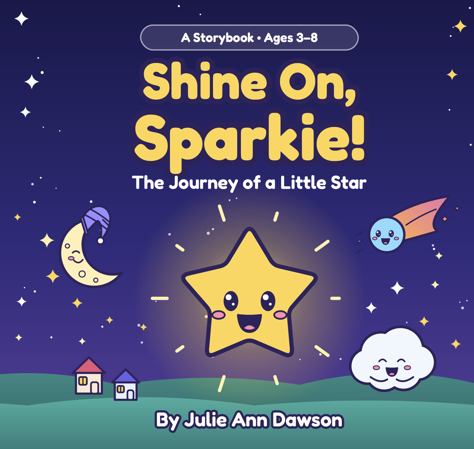 Shine On, Sparkie Storybook Cover Graphic
