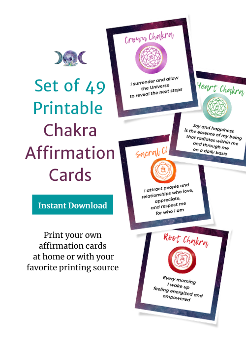 Chakra Affirmations Card Deck