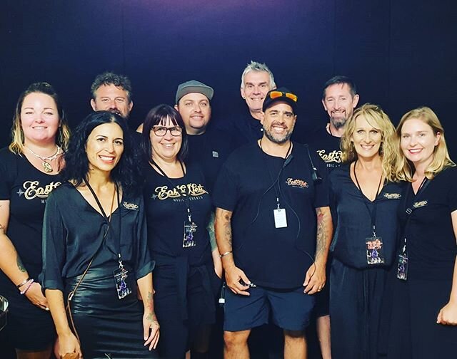Meet team East-West Music and Events; Ben Harper and The Innocent Criminals w/ Matt Corby tour 2020. (And honorary team mate Johnny) 
What a dream team! 
We love tour life, it's exciting.  We meet the most awesome people and are privileged to experie