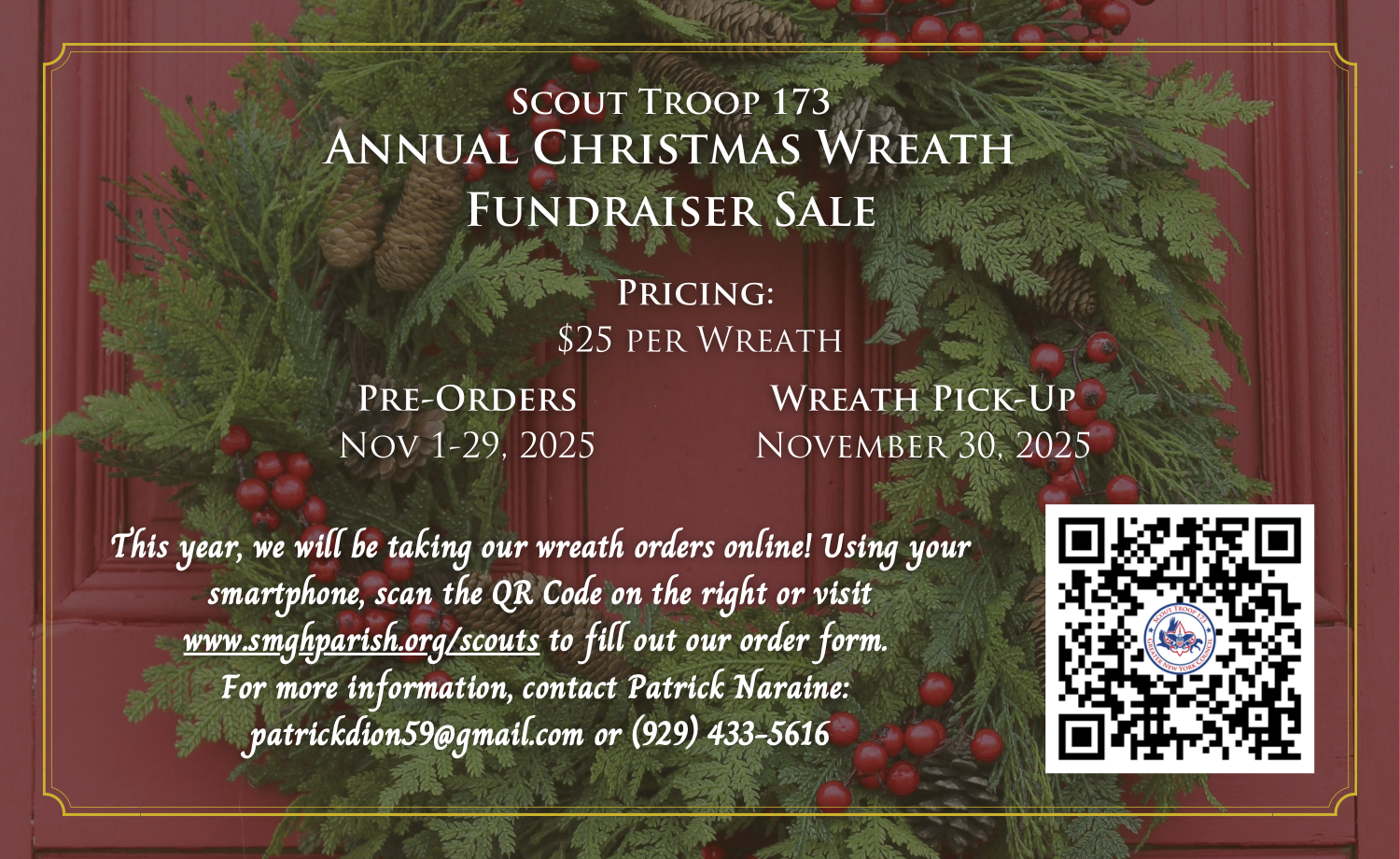 Annual Christmas Wreath Fundraiser Sale 2025.png