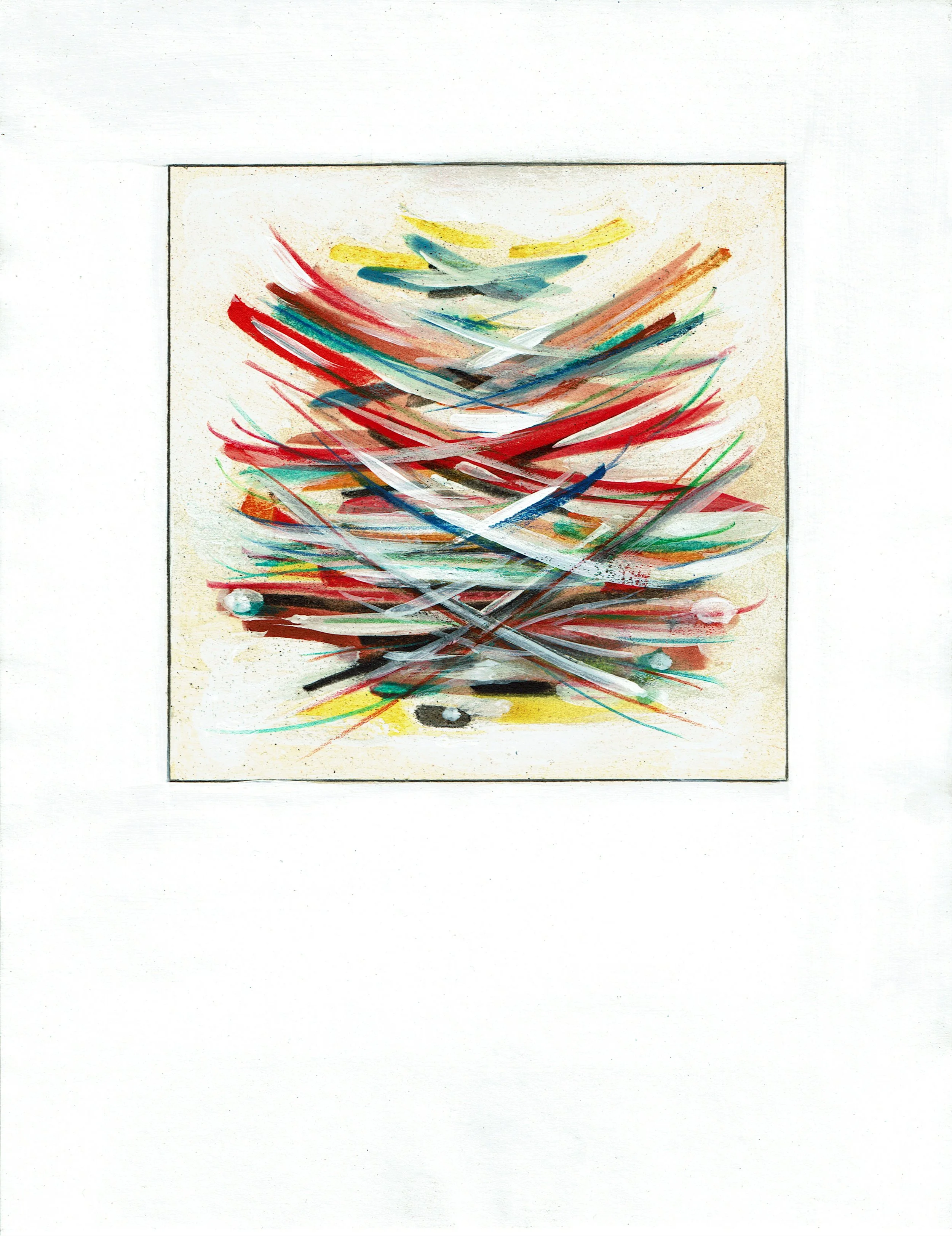 "Bushel 1"  |  8.5"x11"  |  Watercolor, Acrylic, Charcoal, Chalk, Colored Pencil  |  2022