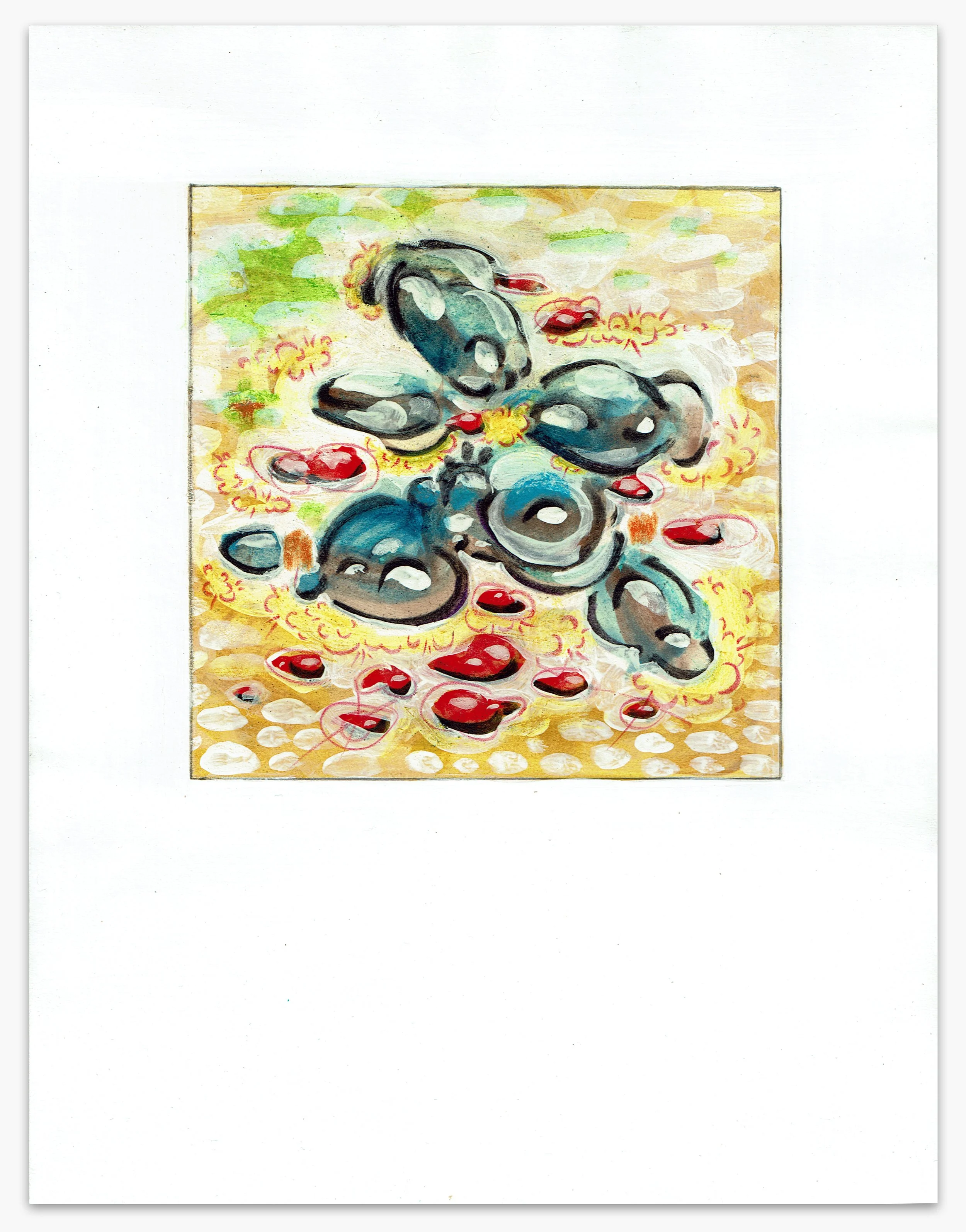 "Bundle 2"  |  8.5"x11"  |  Watercolor, Acrylic, Charcoal, Chalk, Colored Pencil  | 2022
