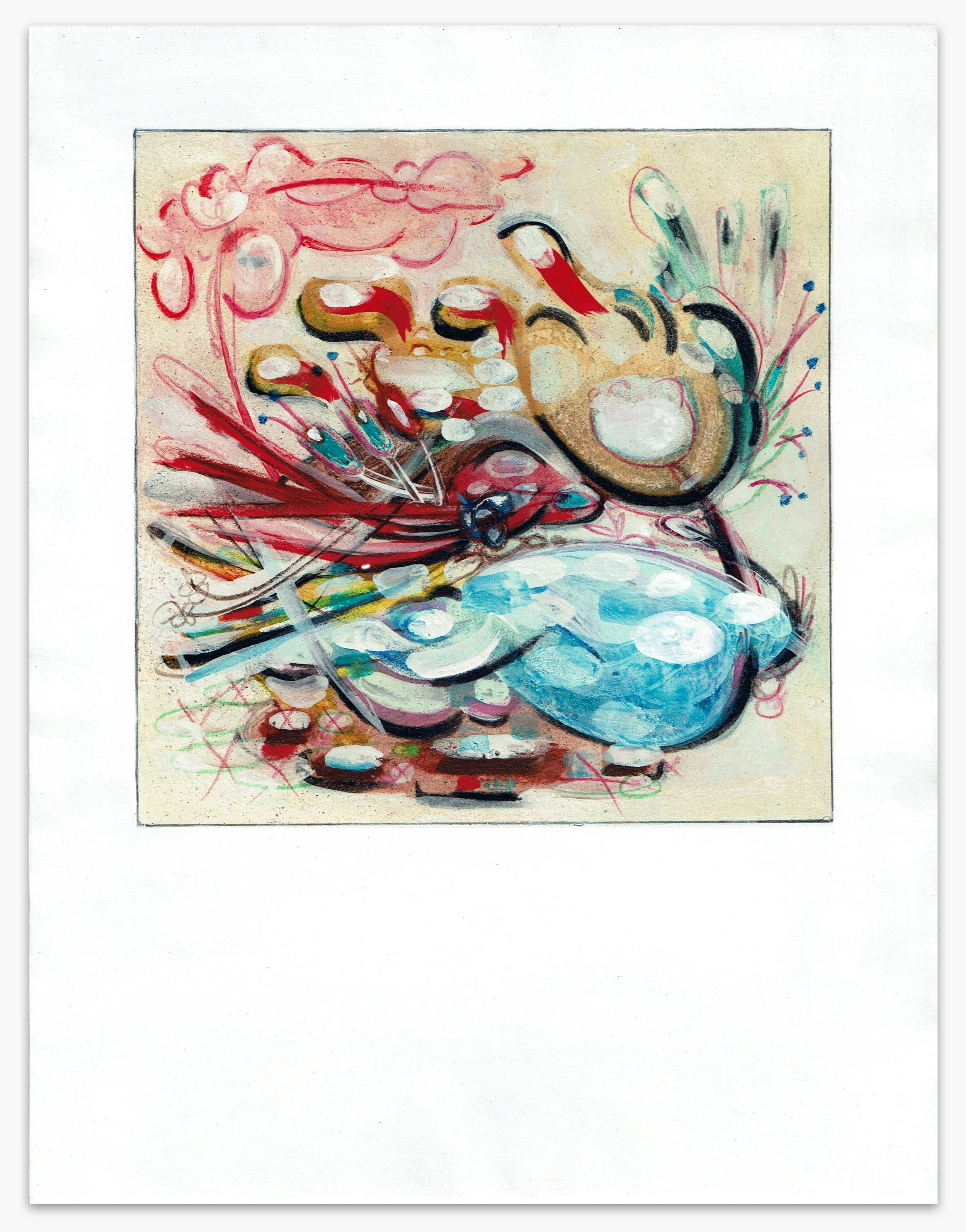 "Bundle 1"  |  8.5"x11"  |  Watercolor, Acrylic, Charcoal, Chalk, Colored Pencil  | 2022