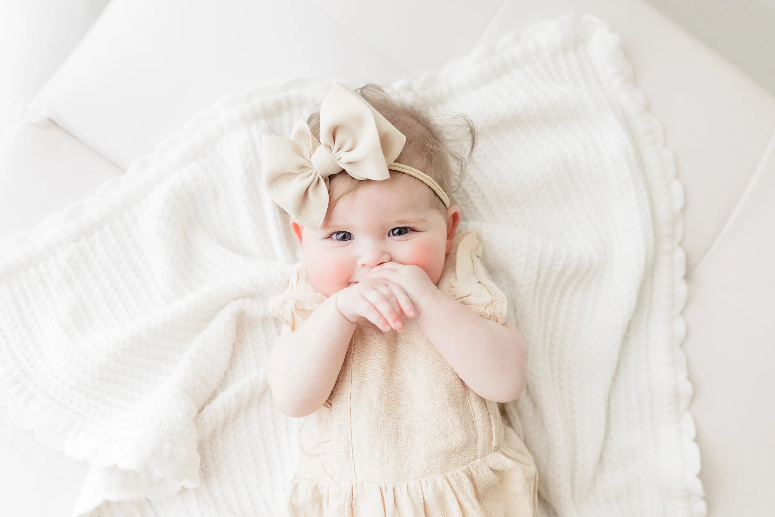 Baton Rouge Family Photographer | Six Month Studio Session
