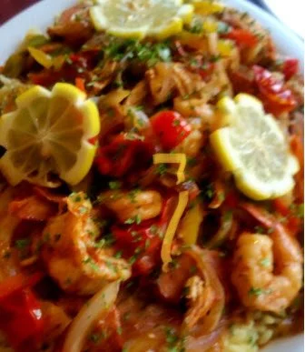 Be Be's Jambalaya on the grill