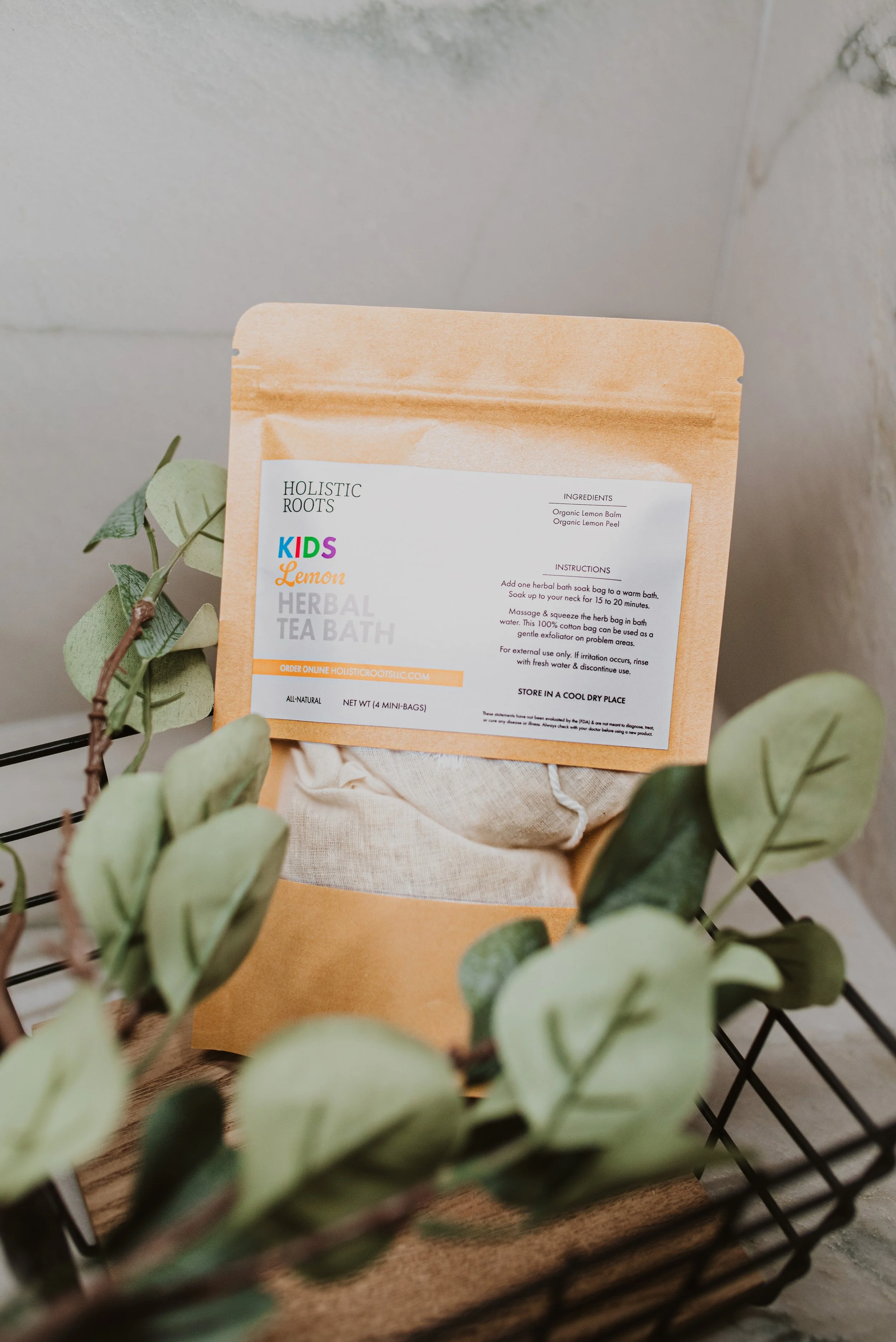 Kids Lemon Herbal Tea Bath