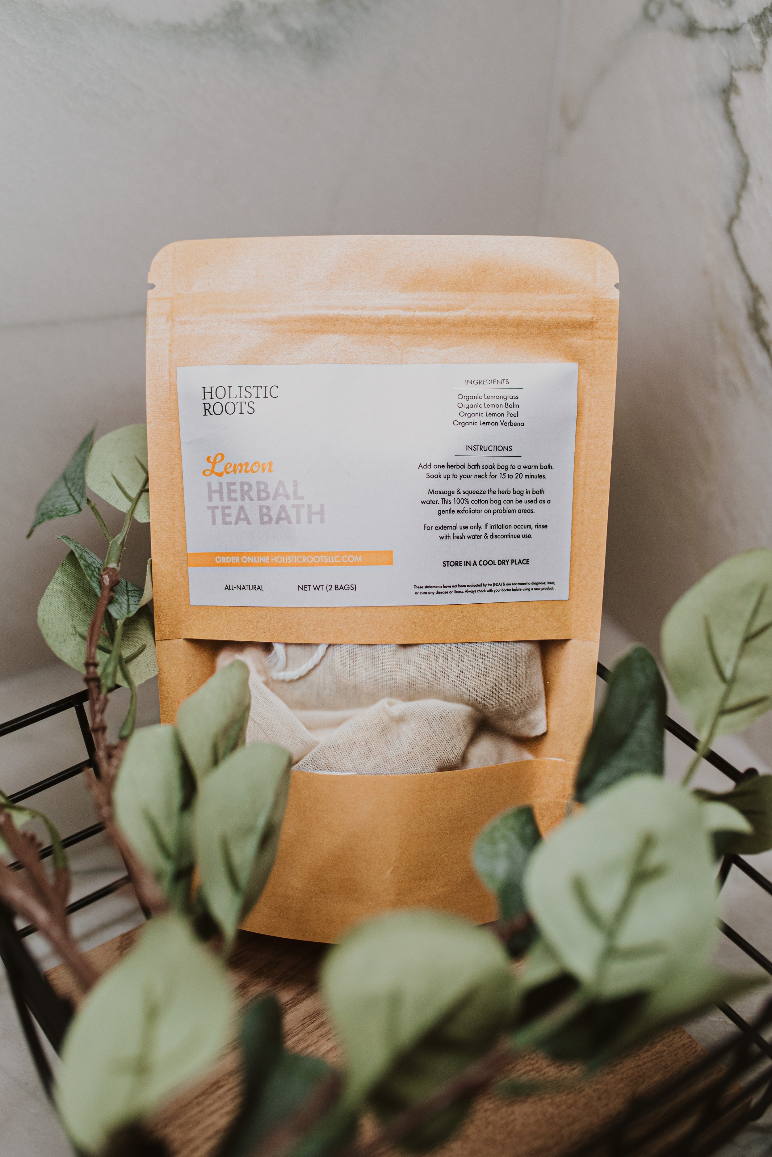 Lemon Herbal Tea Bath