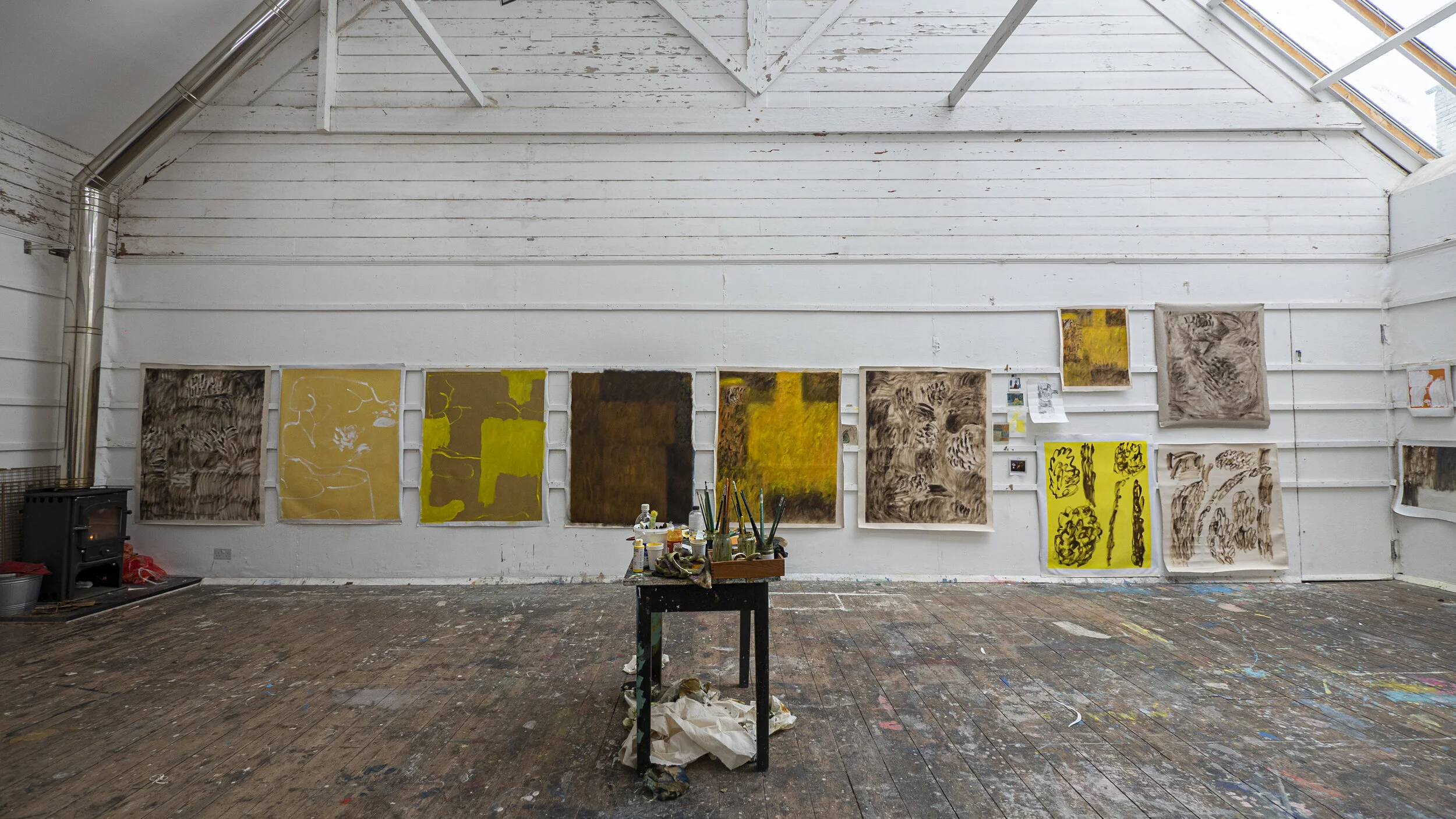 ELEANOR LOUISE BUTT Porthmeor Studio 5 Oct-Nov 2019 (photo by Alban Roinard)
