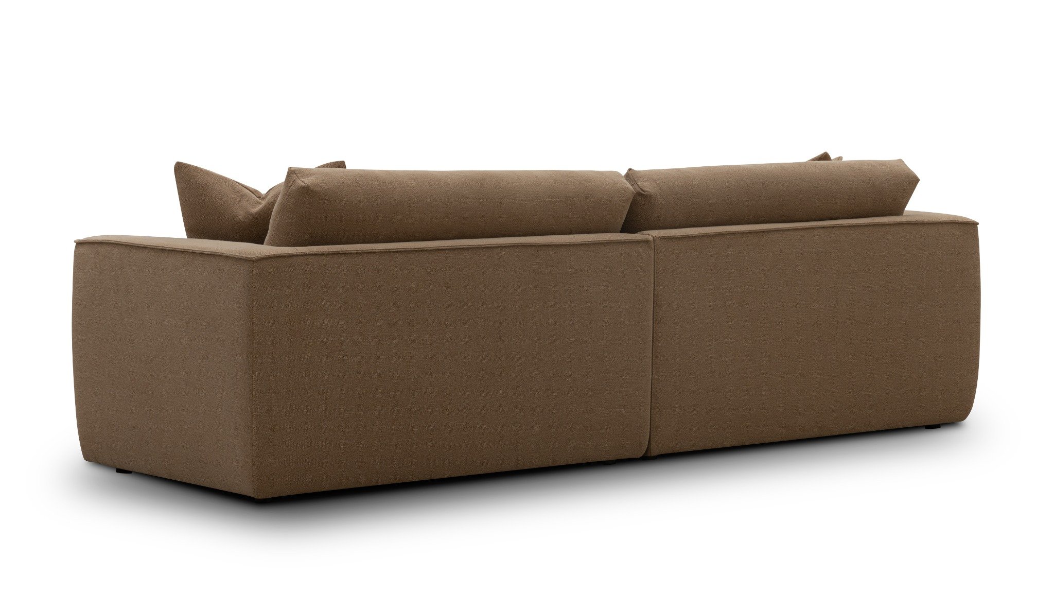 06-oscar-tight-seat-sofa-back.jpg: Oscar Tight Seat Sofa in Sandbar rear view