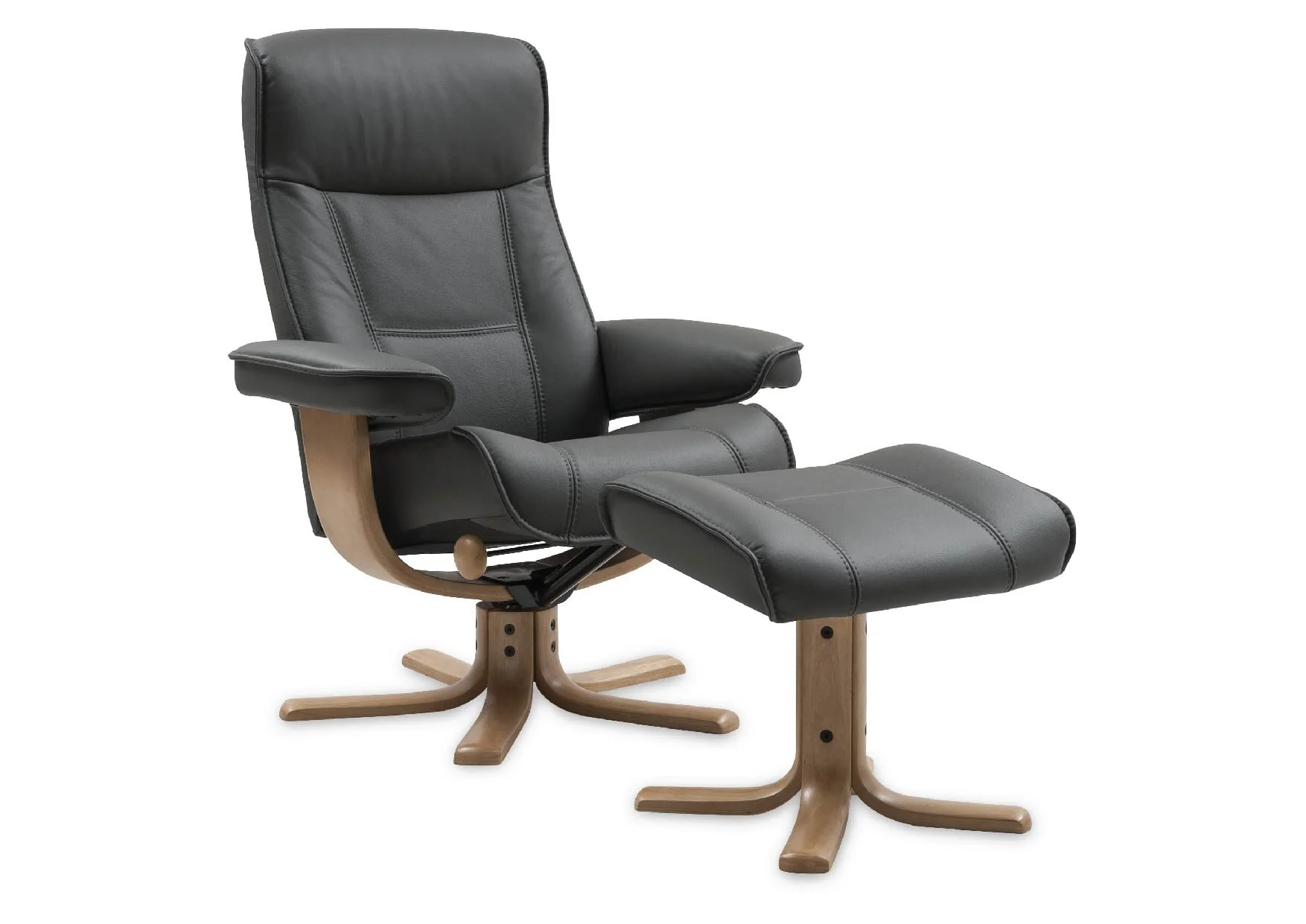 Nordic 93 Recliner Chair and Footstool hb&co Rockhampton