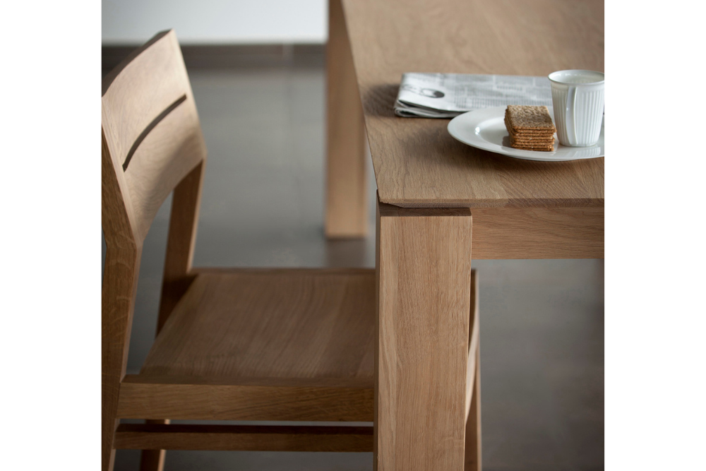 Ethnicraft Oak Slice Extension Dining Table hb&co Rockhampton