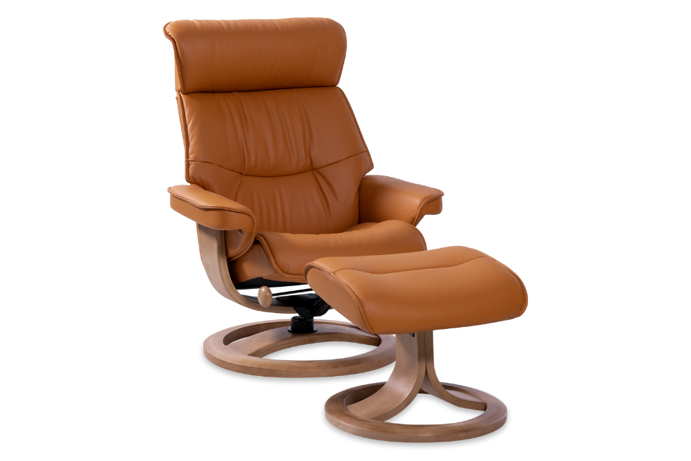 Nordic 93 Recliner Chair and Footstool hb&co Rockhampton