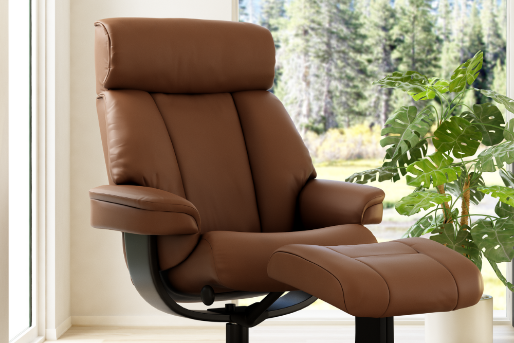 Nordic 99 Recliner Chair and Footstool hb&co Rockhampton