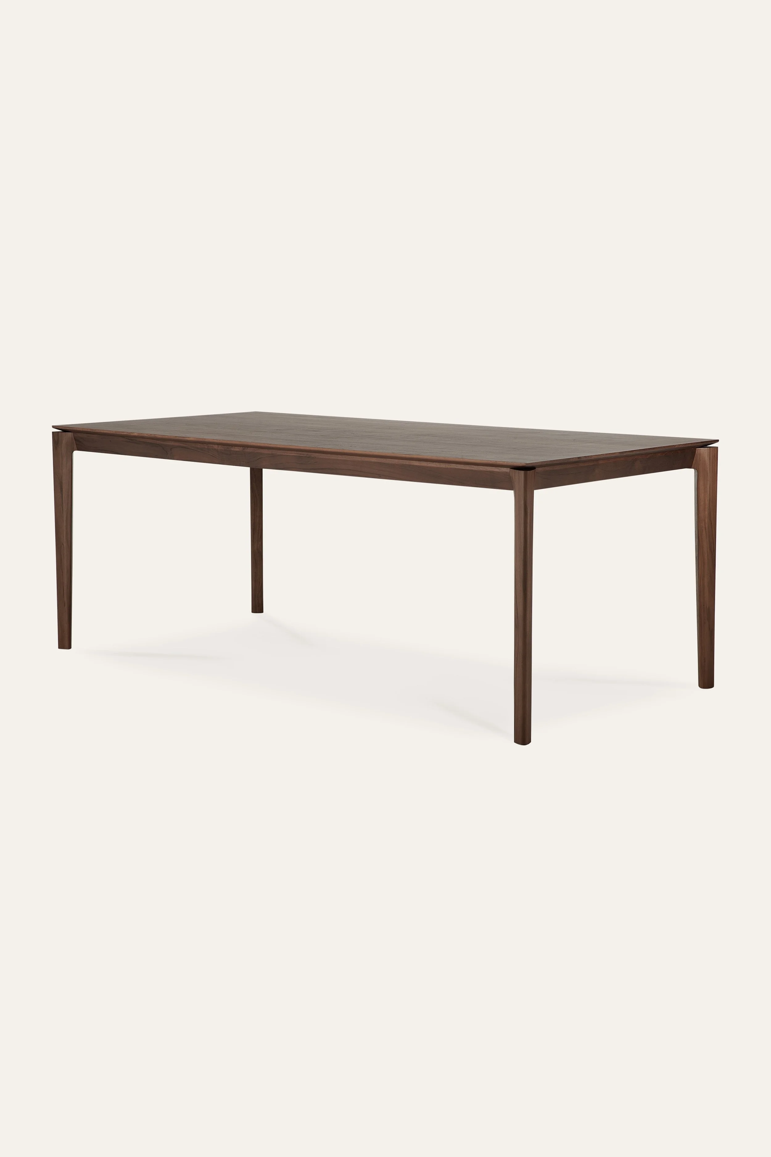Teak Bok Dining Table - Varnished Brown