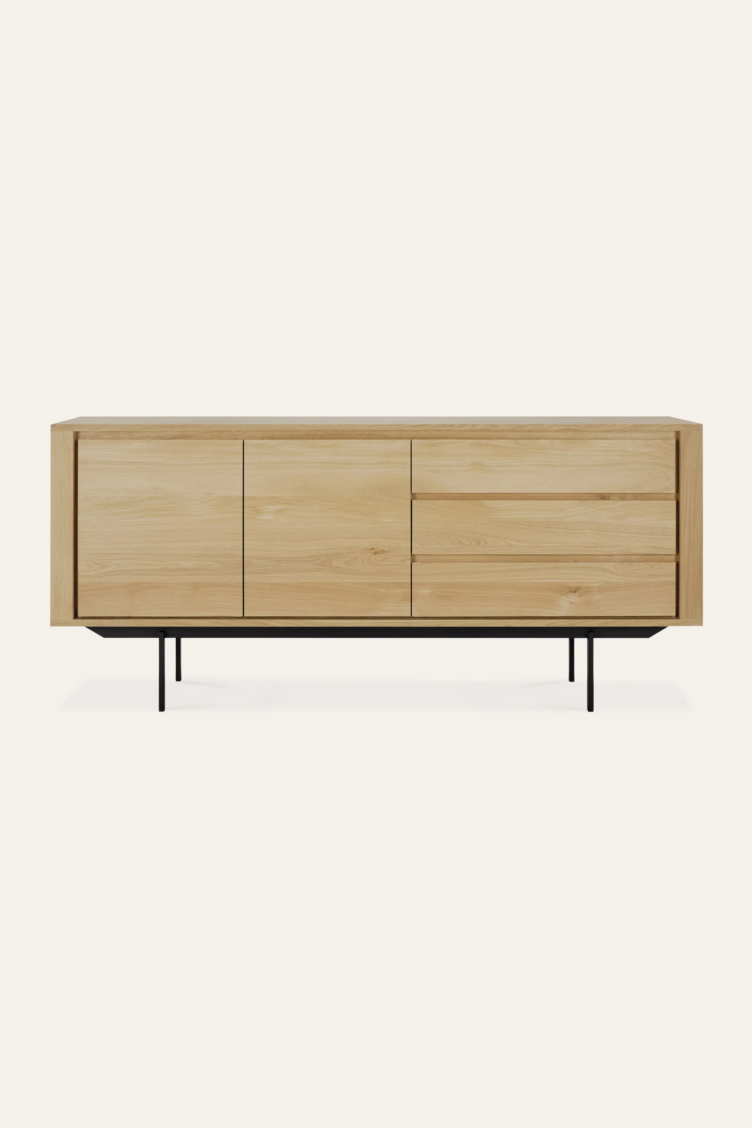 Ethnicraft Shadow Oak Sideboard - Black Legs