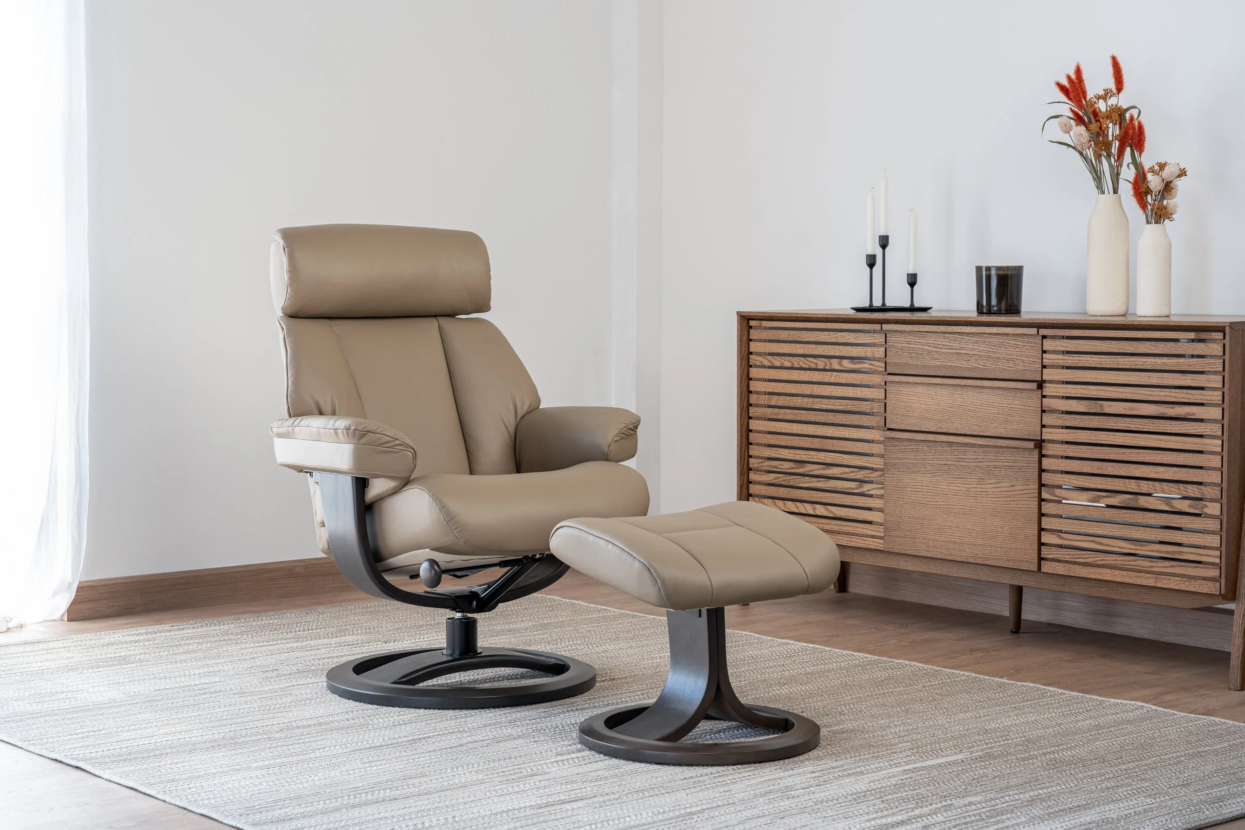 Nordic 99S Recliner Chair & Footstool