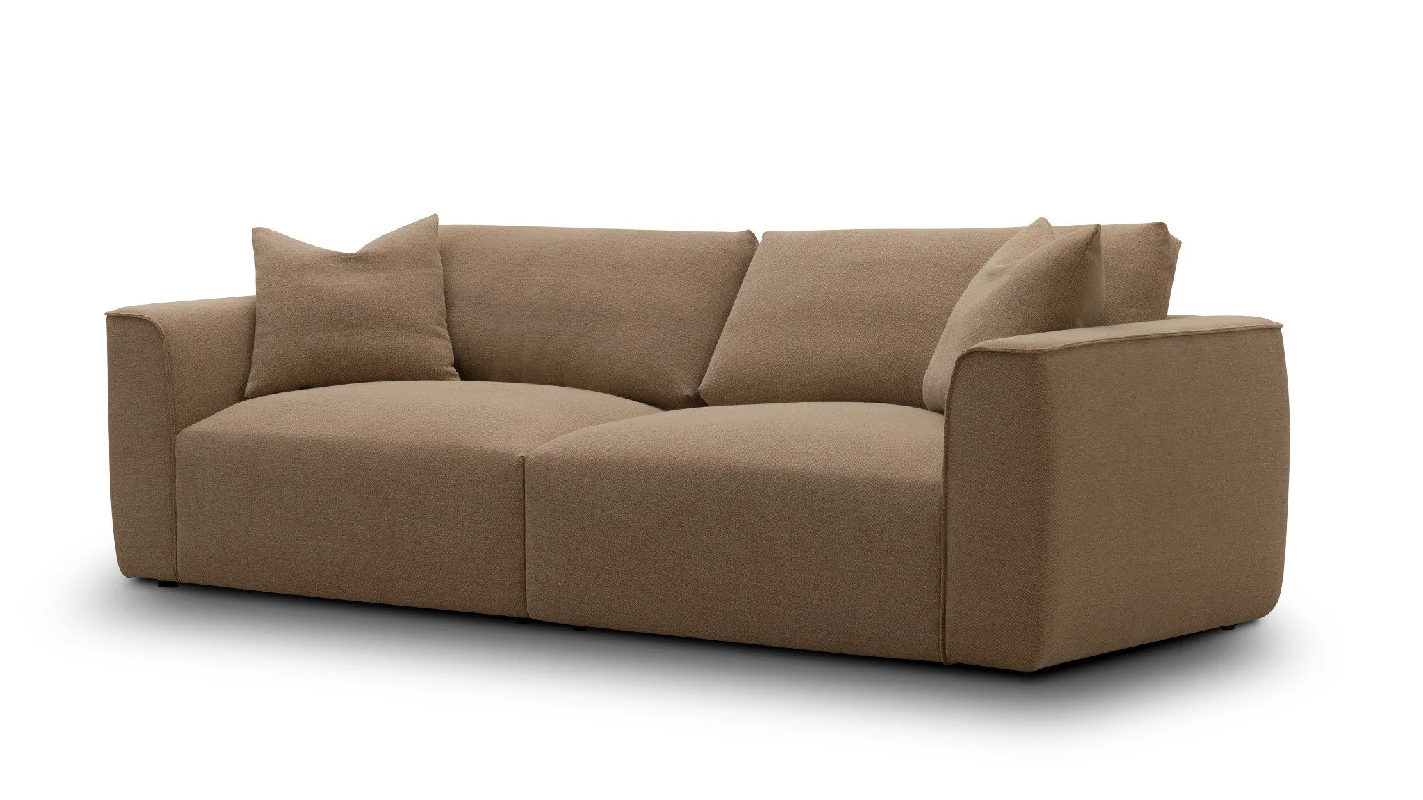 03-oscar-tight-seat-sofa-angle.jpg: Oscar Tight Seat Sofa in Sandbar angled view
