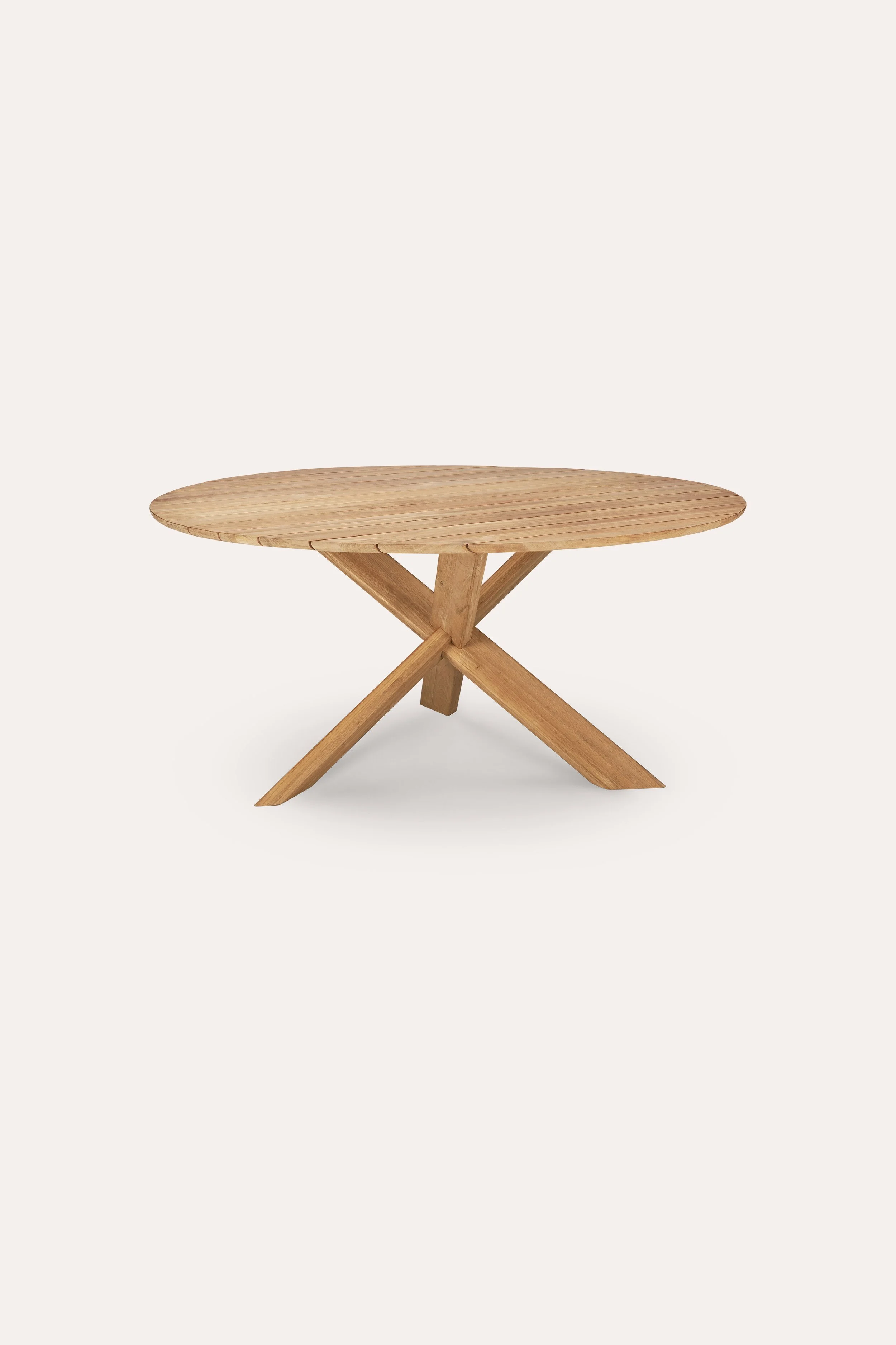 Ethnicraft Teak Circle Outdoor Table