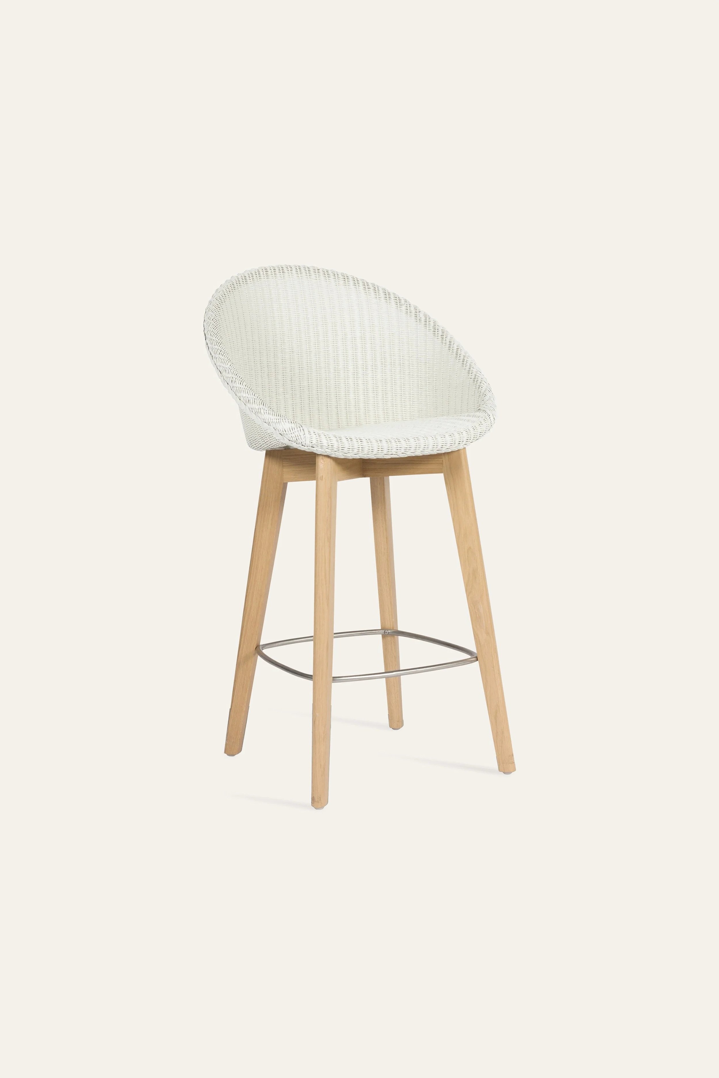 Joe Loom Oak Counter Stool
