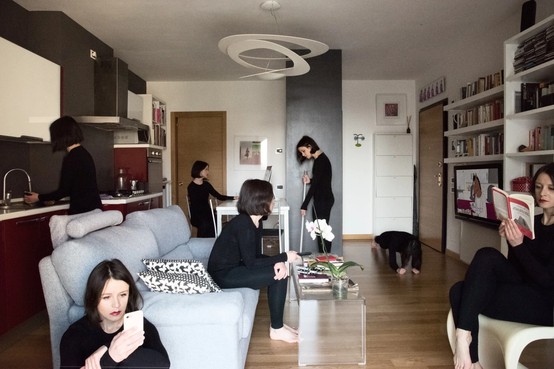 Eleonora Roaro.  April 3, 2020.  Milano, Italy.