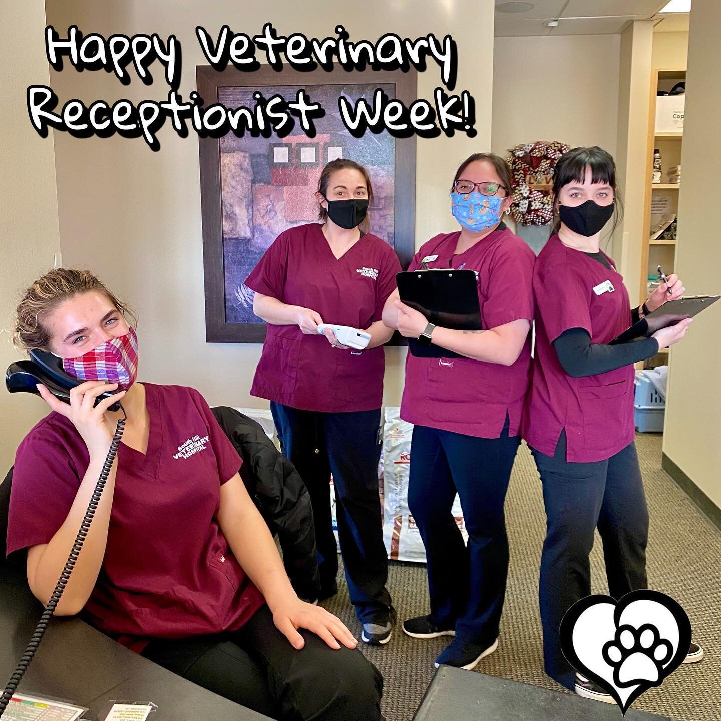 This week, we celebrate the frontline workers of our practice, our Client Service Representatives! We are so incredibly proud to have a hard-working team that provide compassionate and personalized attention to each and every client and their pets. W