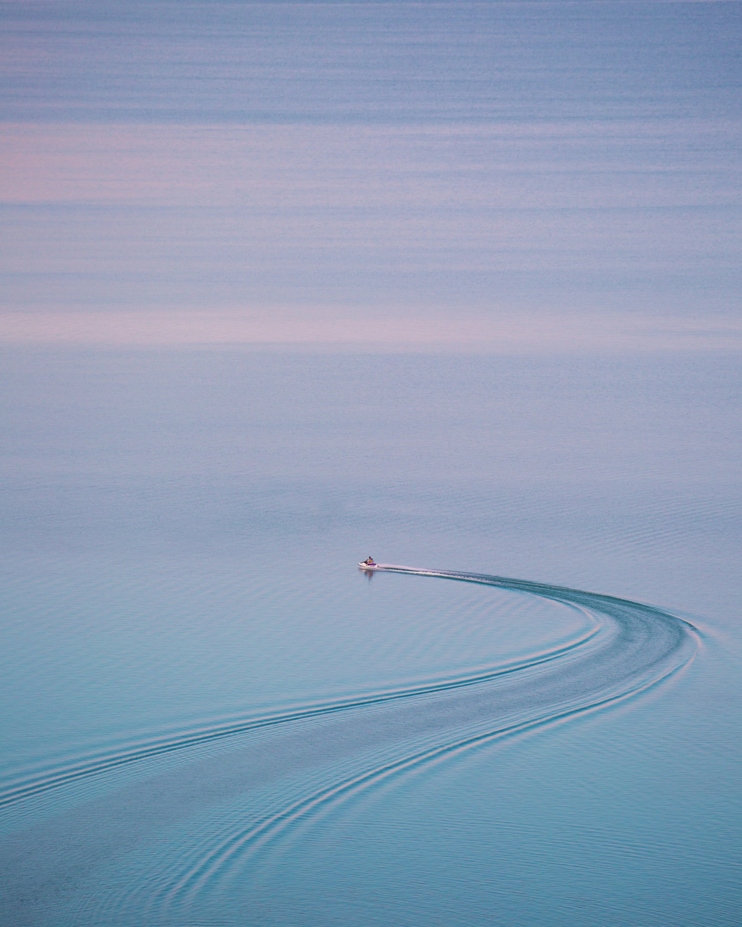 A narrow wooden trail through a dense green forest.