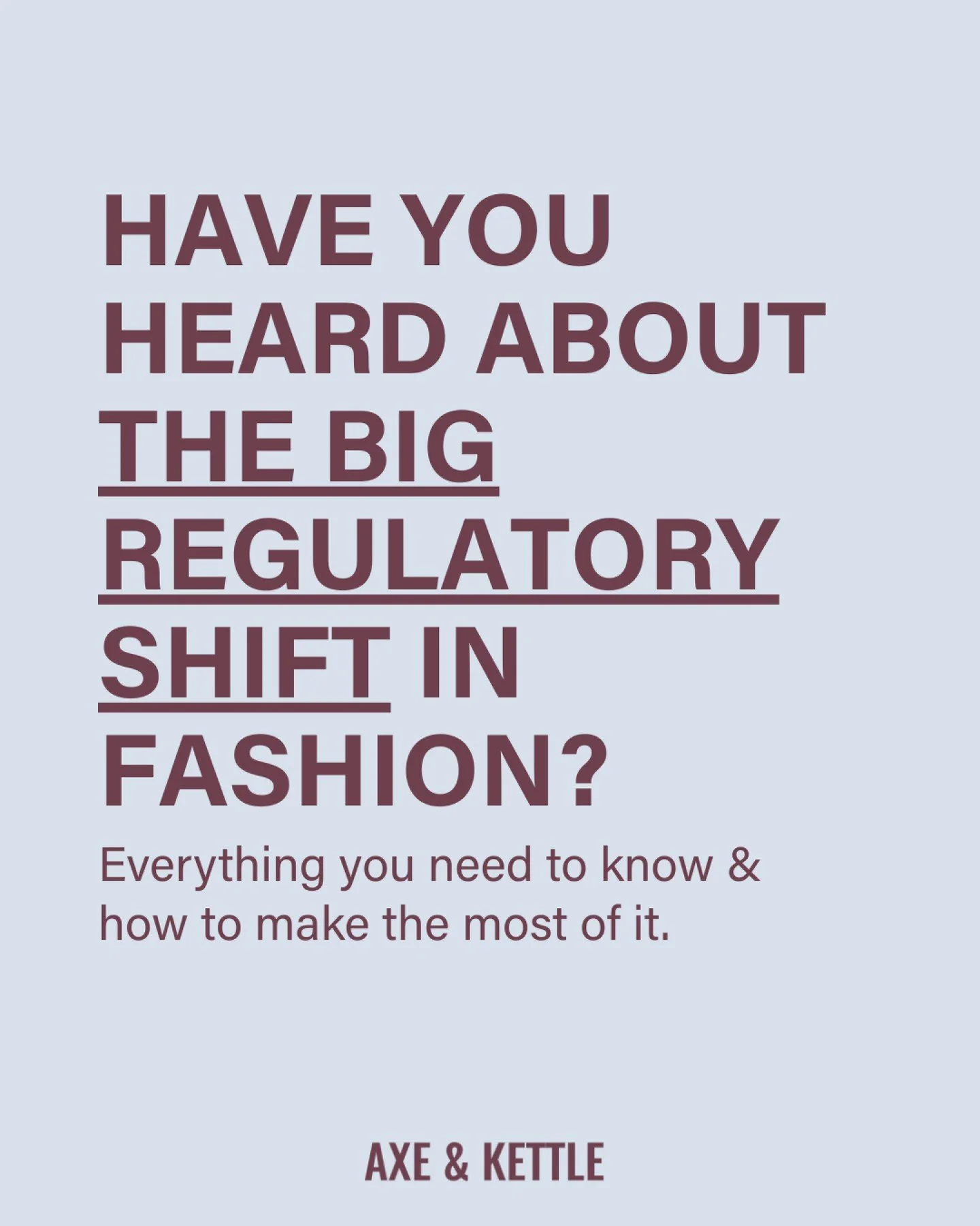 Fashion is facing its biggest regulatory shift yet ♻️
 
Two new EU laws will transform how clothes are made, marketed, and disposed of. Swipe right for everything you need to know and how to turn compliance into growth 📈 

Are you ready to refine yo