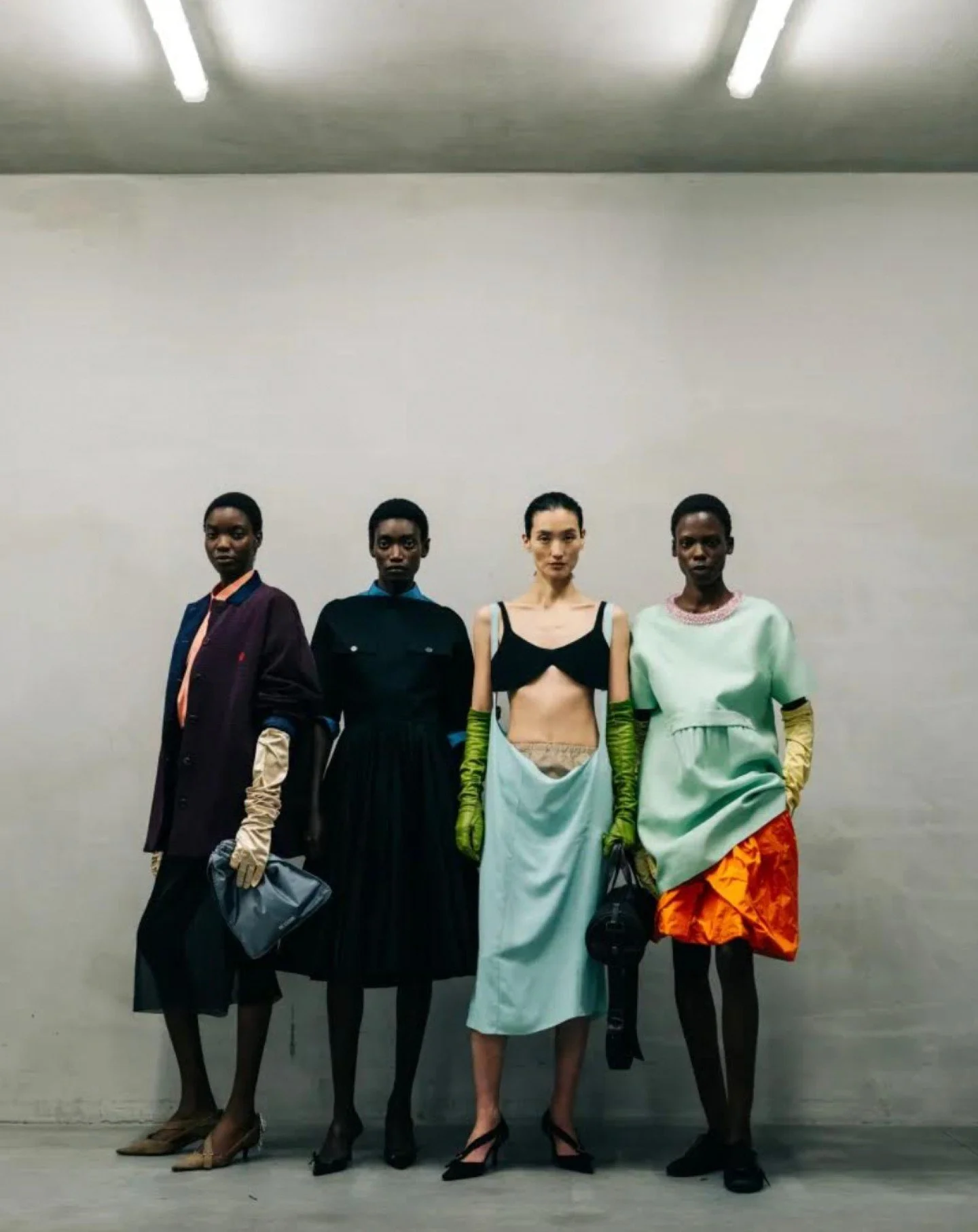 Milan, how we adore you.

Prada &mdash; Miuccia and Raf centred the collection on layered dressing, building complex wardrobes that shifted between protection and exposure as garments were revealed beneath one another.�

Jil Sander &mdash; The collec