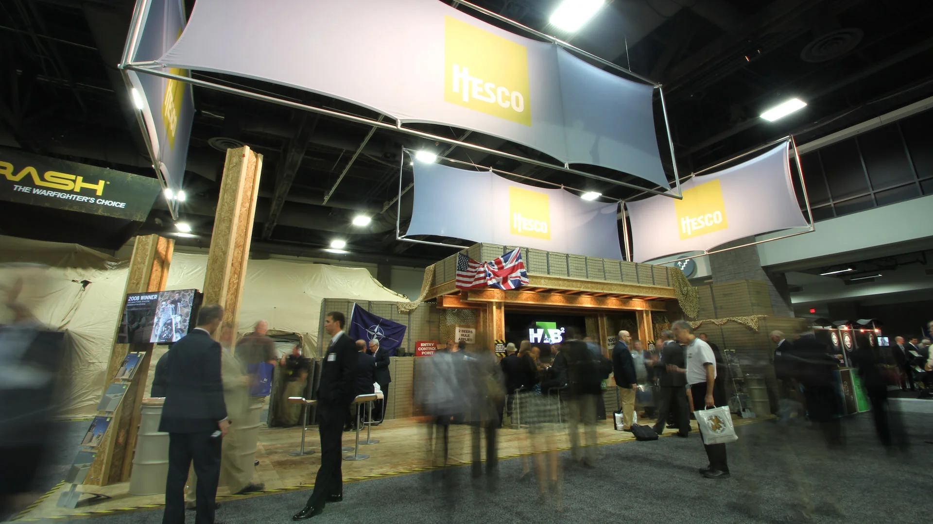 Hesco Themed Exhibition Stands