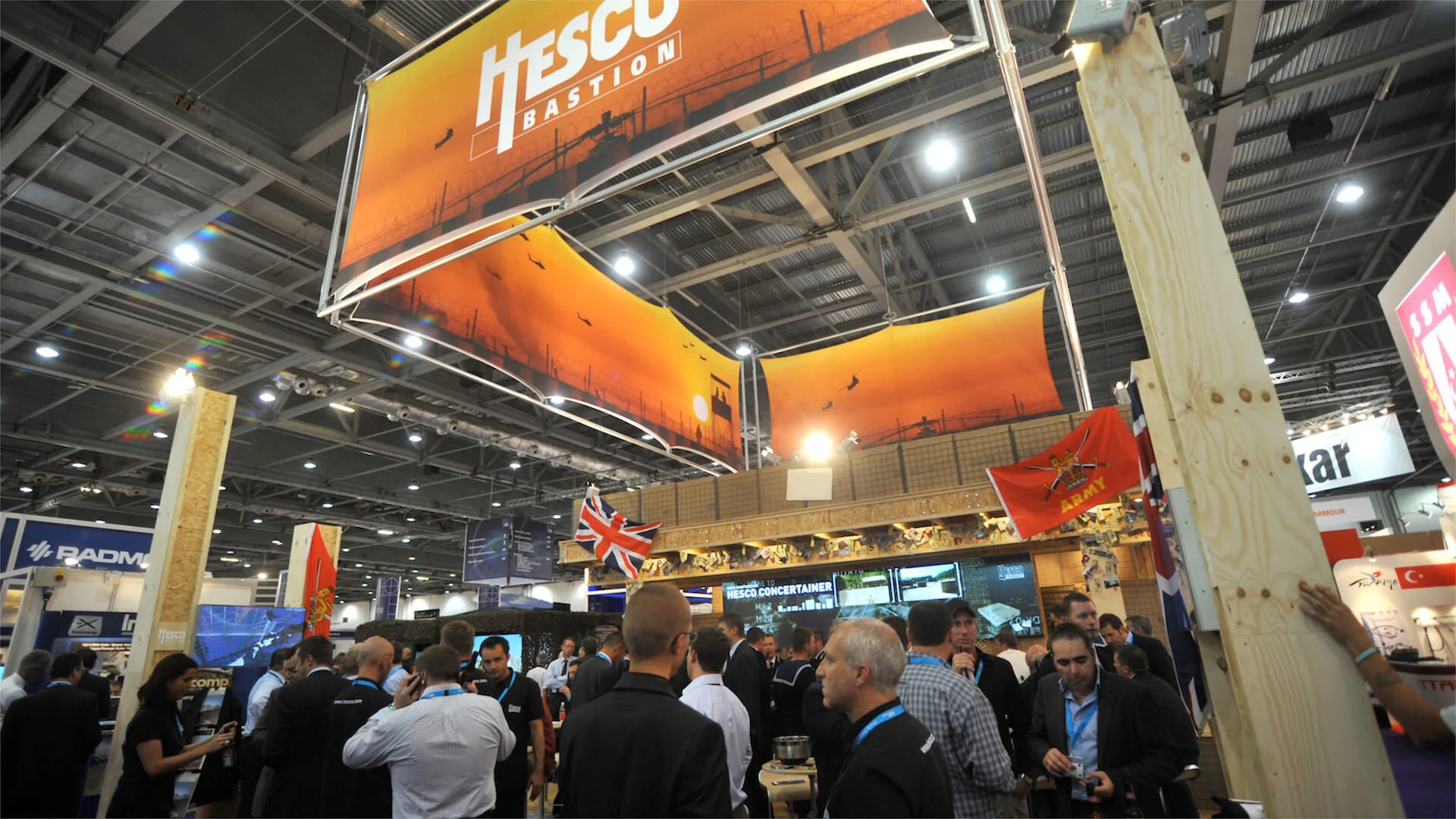 Hesco Themed Exhibition Stands