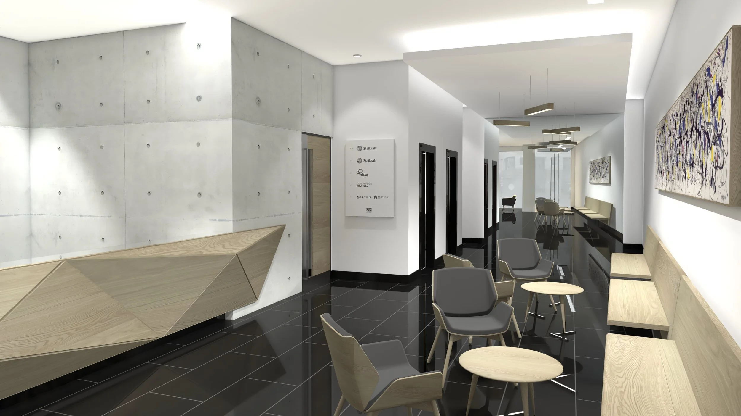 Reception Lobby Interior Design London